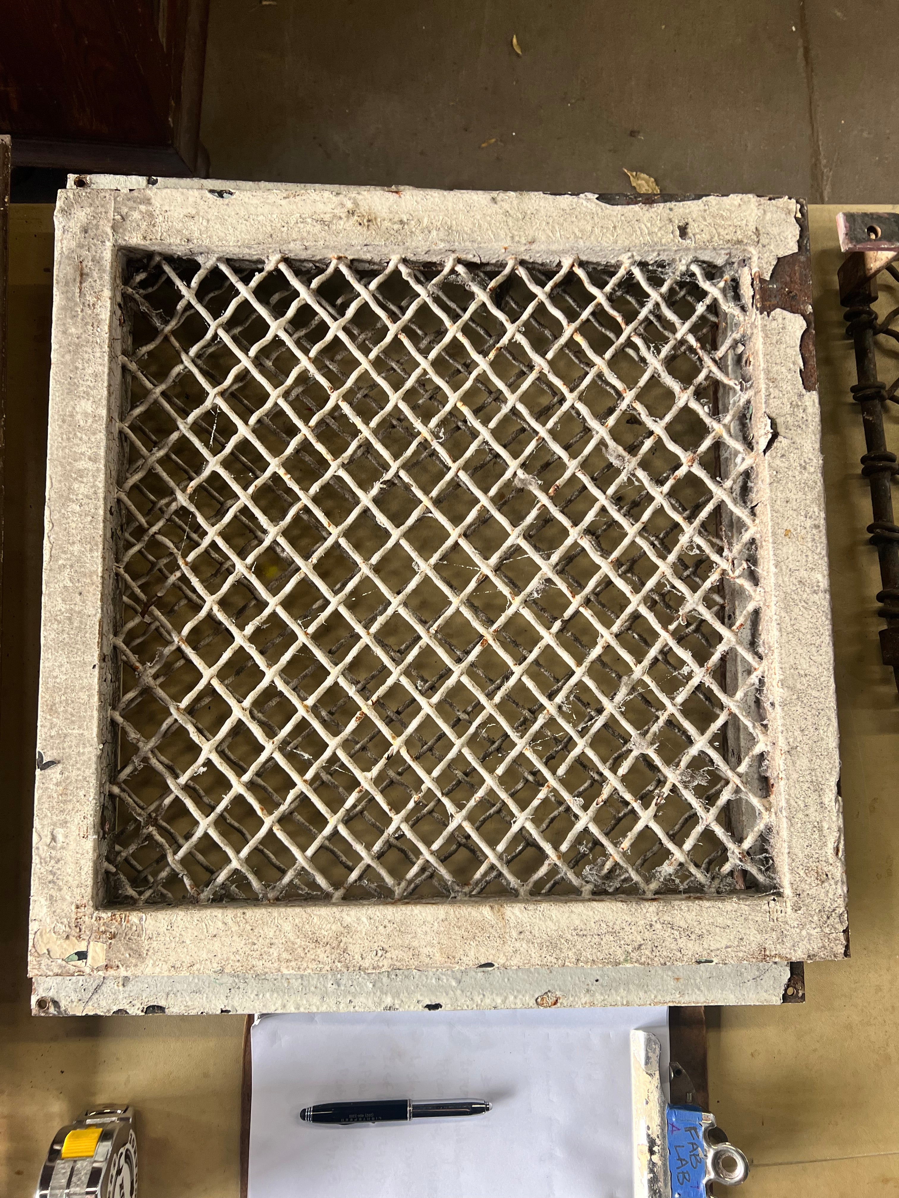 Painted Square Grate