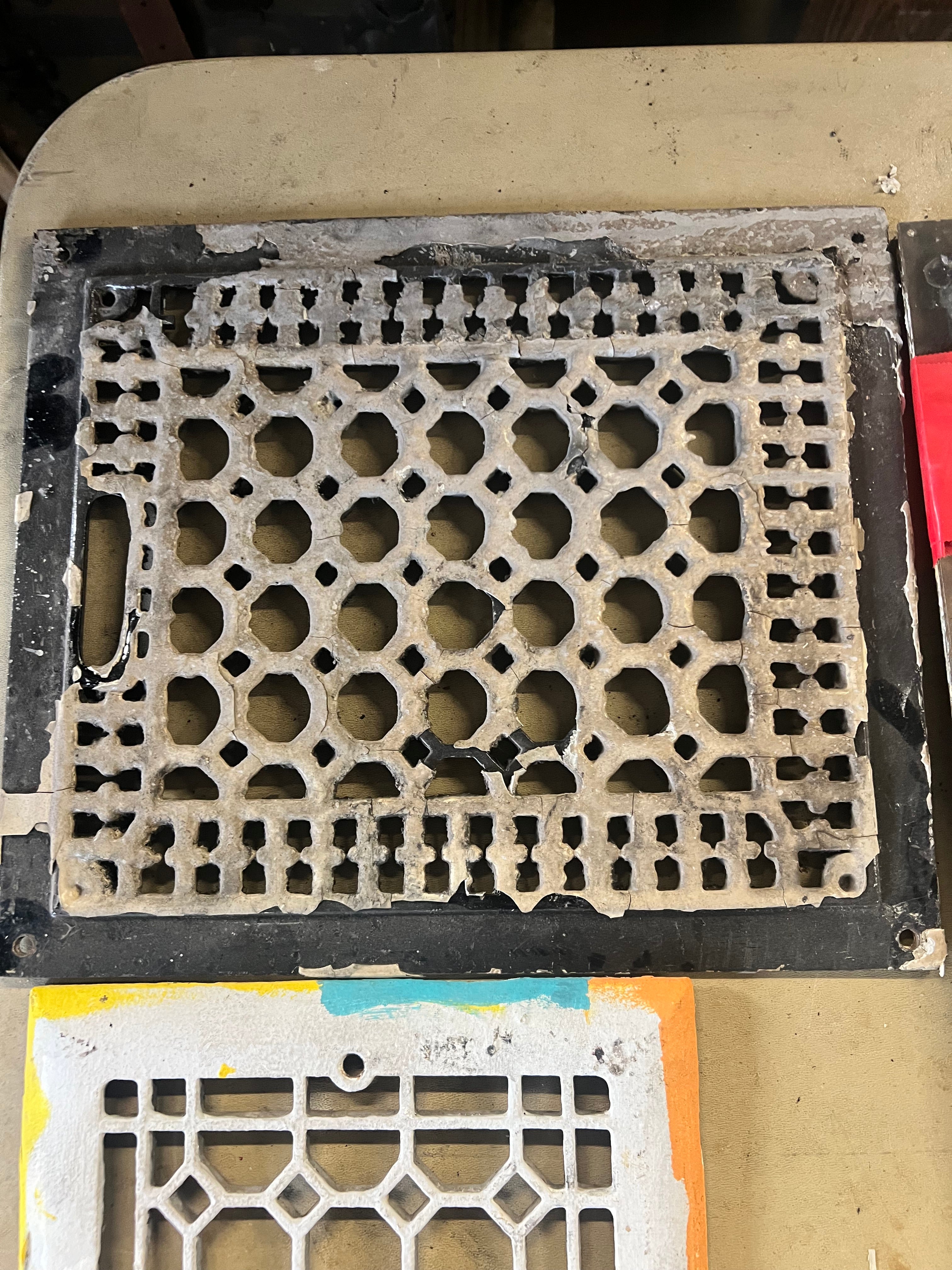 Painted Grate
