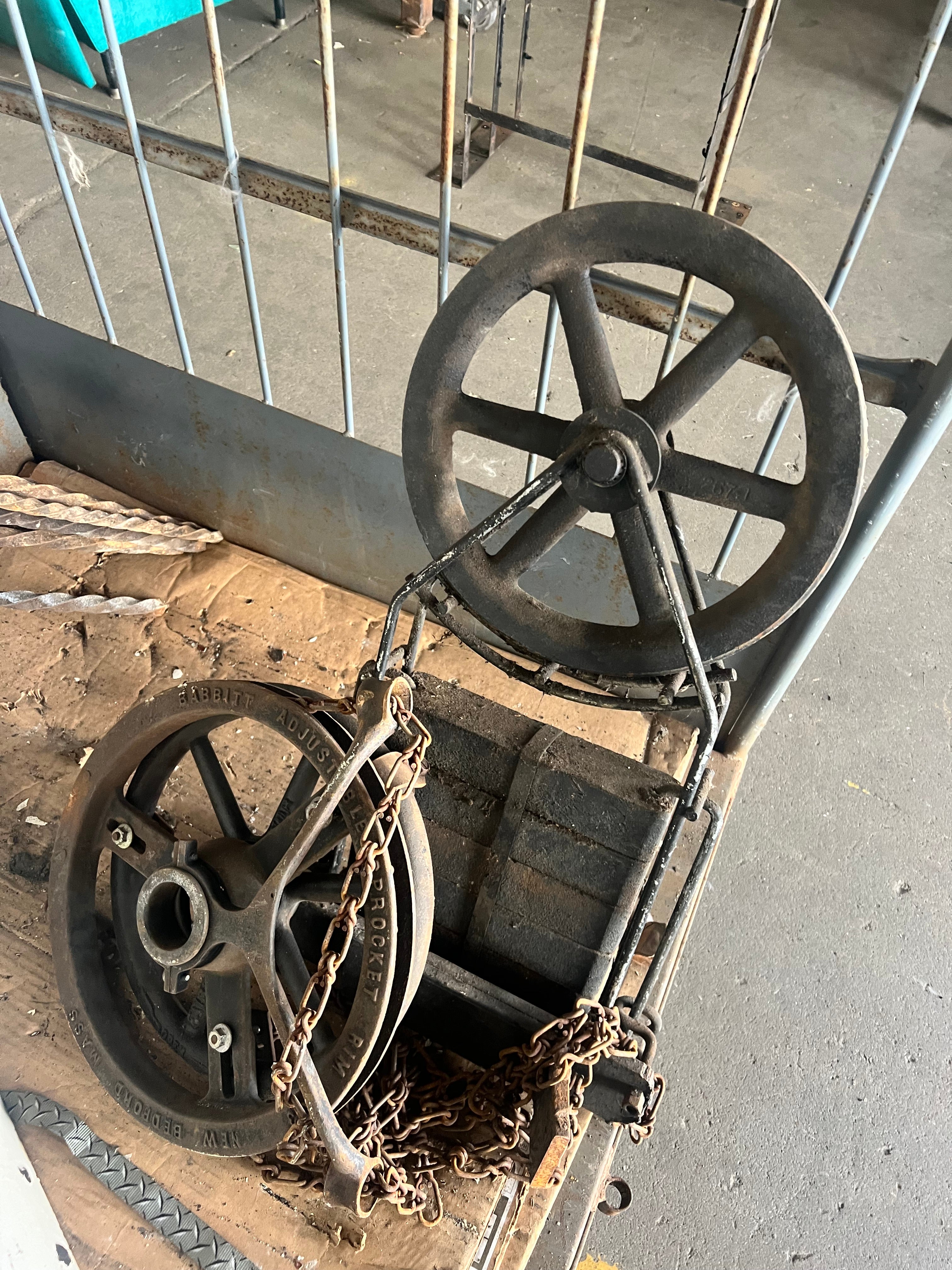 Iron Industrial Pulley