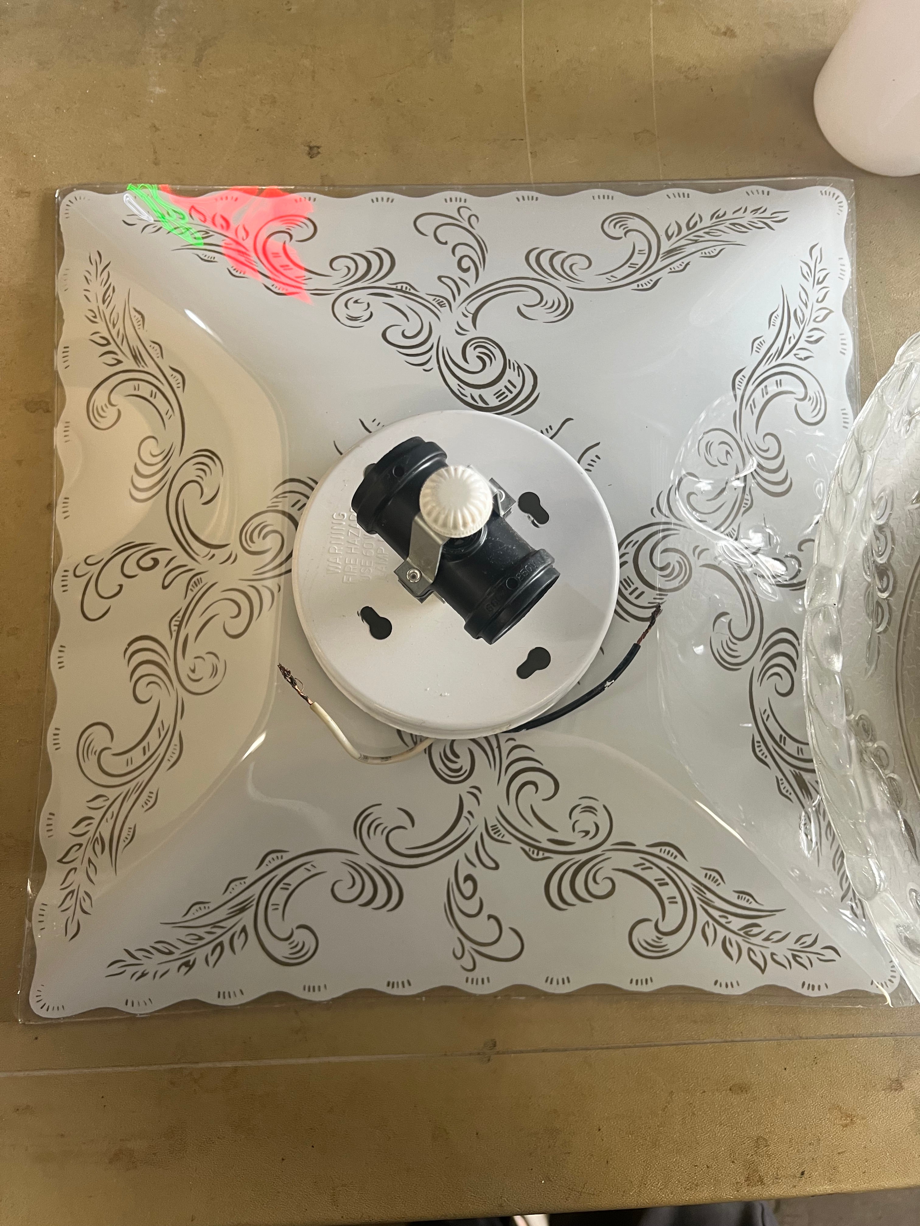 Glass Light Fixture