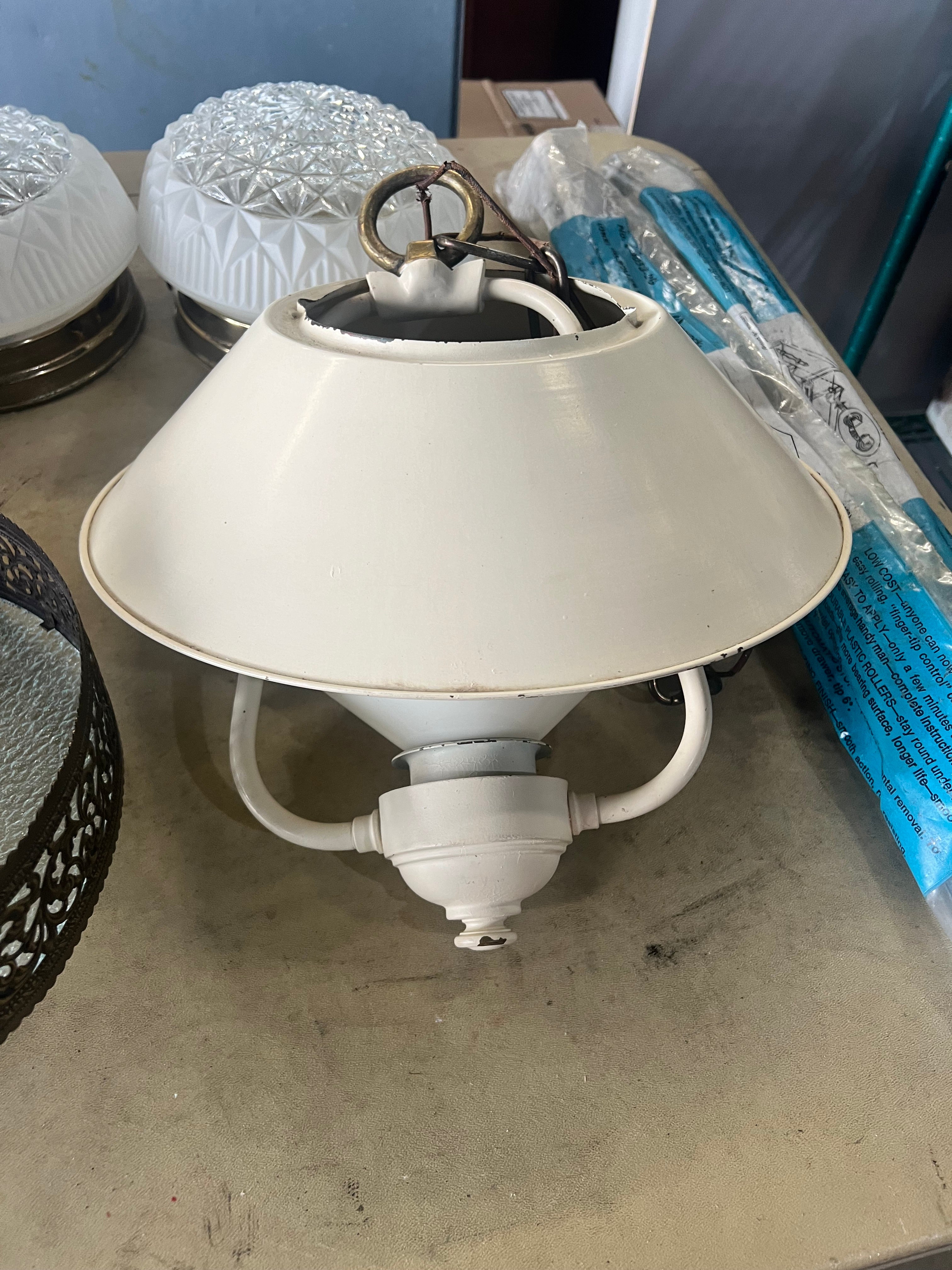 Painted Light Fixture