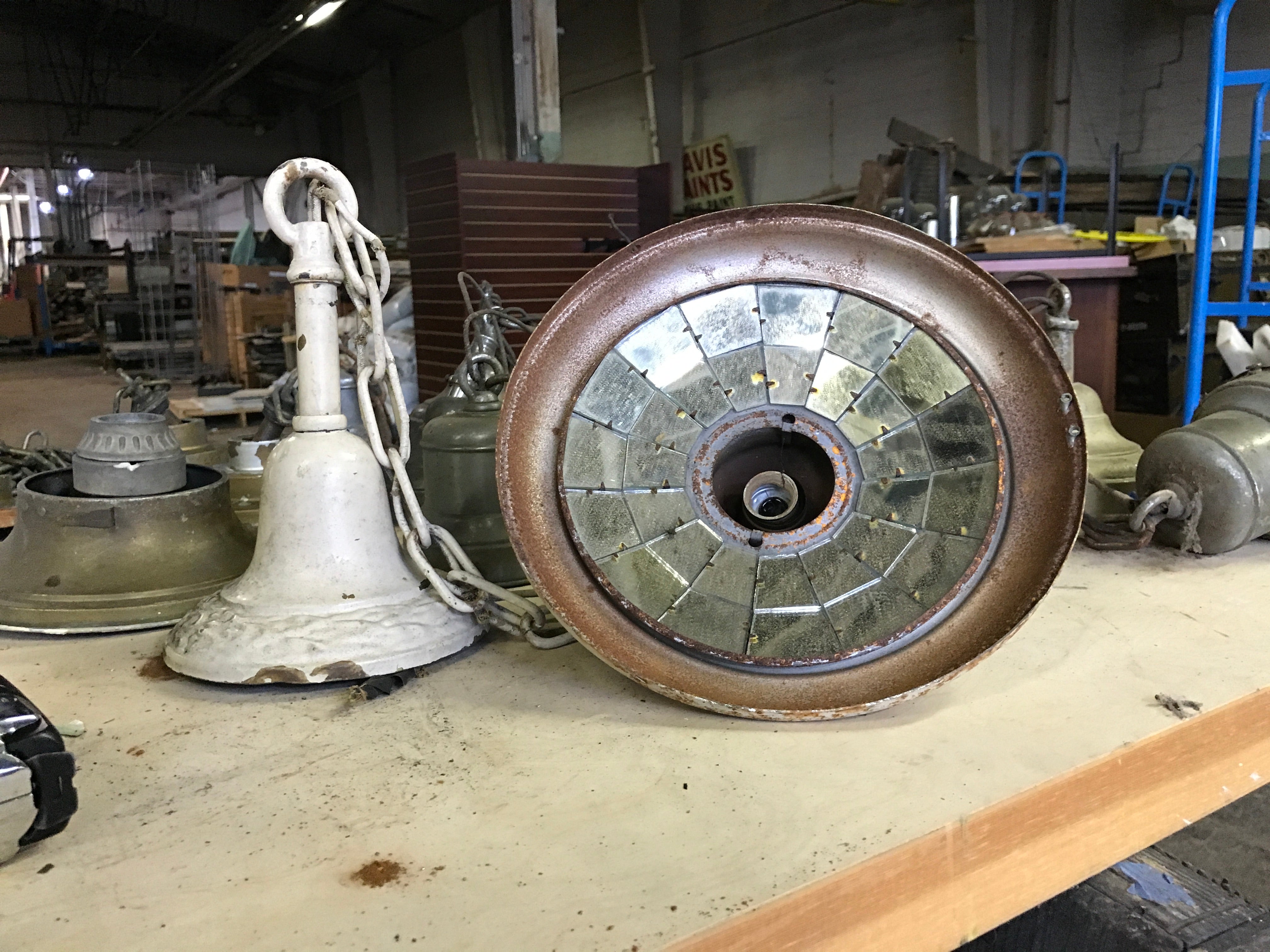 Painted Hanging Light Light