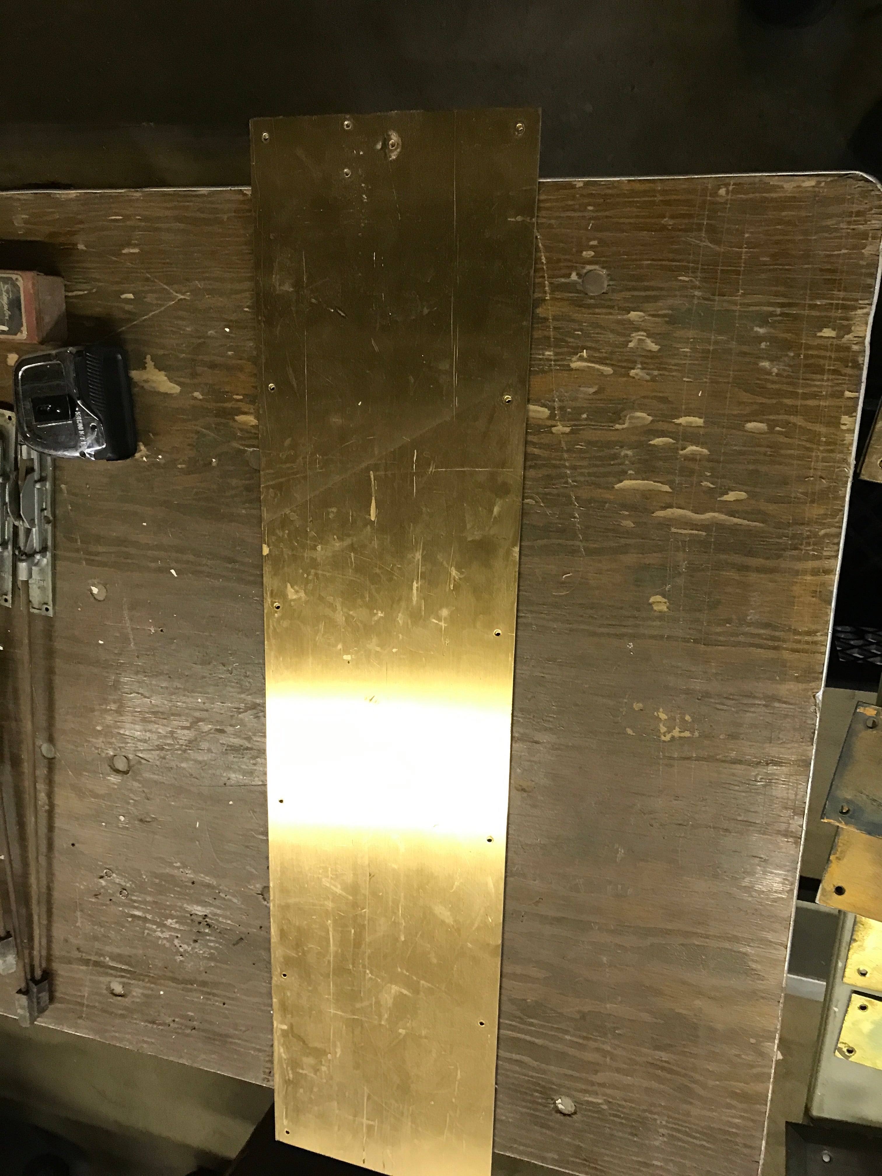 Brass Door Kick Plate