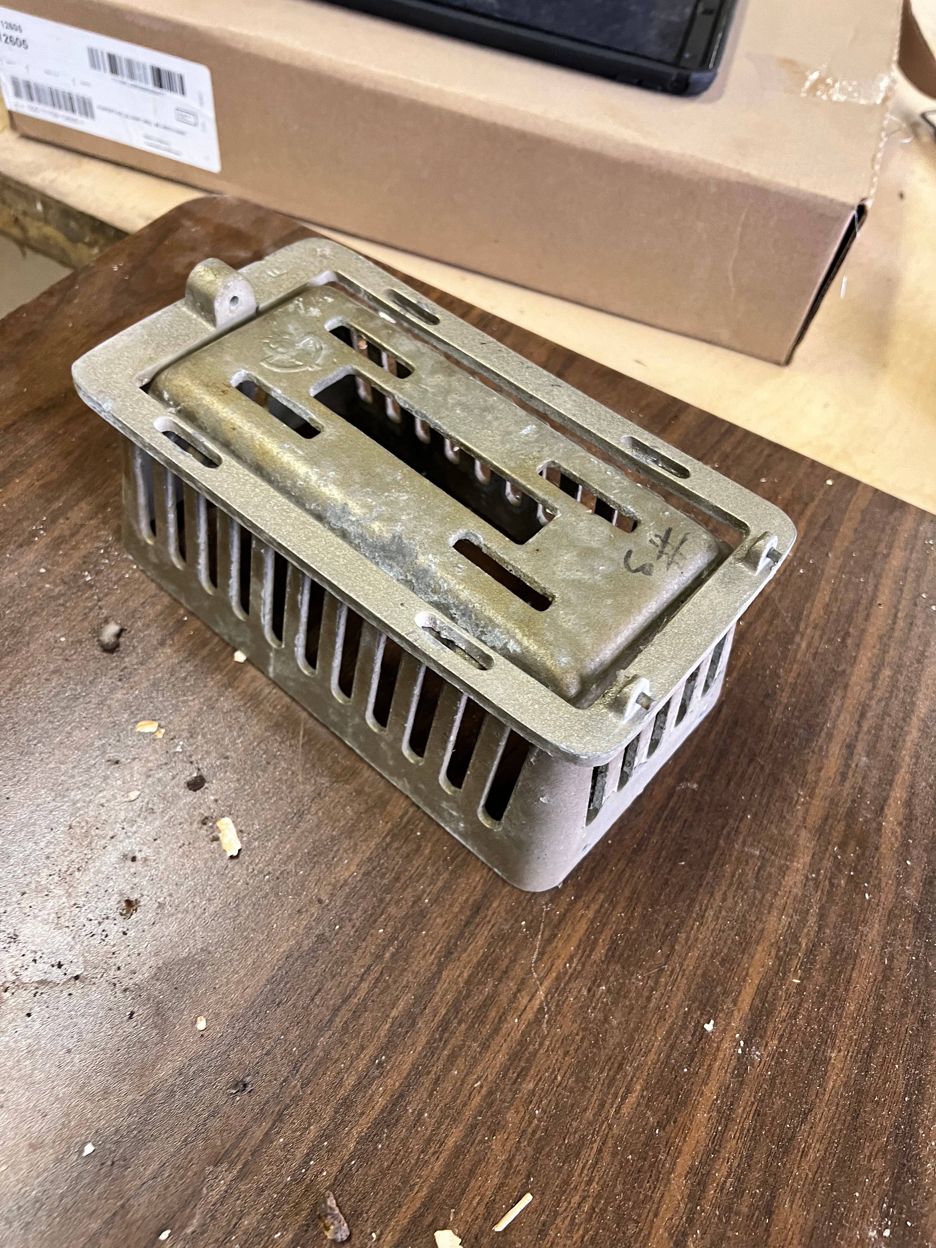 Brass Thermostat Cage
