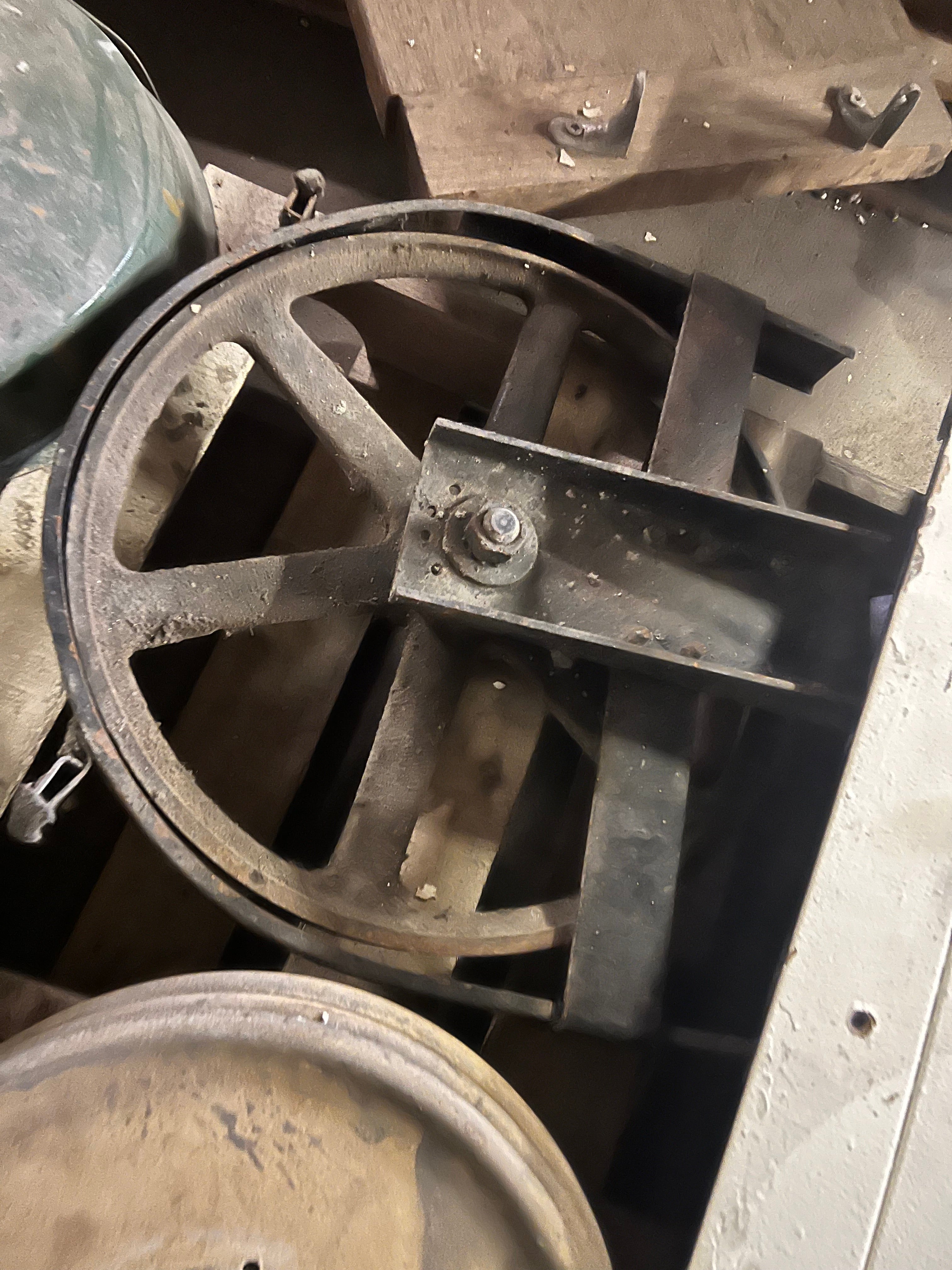 Iron Industrial Pulley