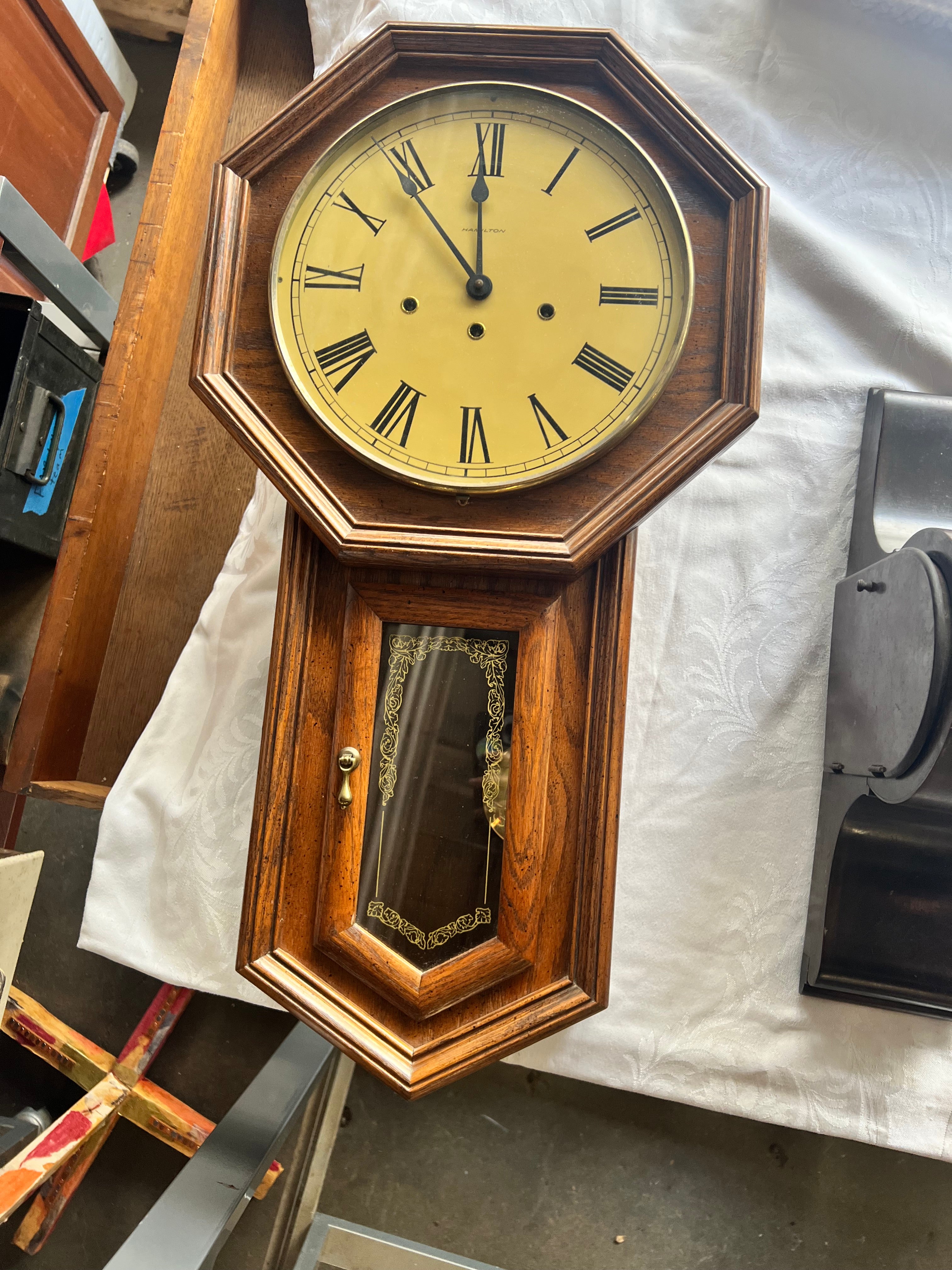 Hamilton Stained Clock