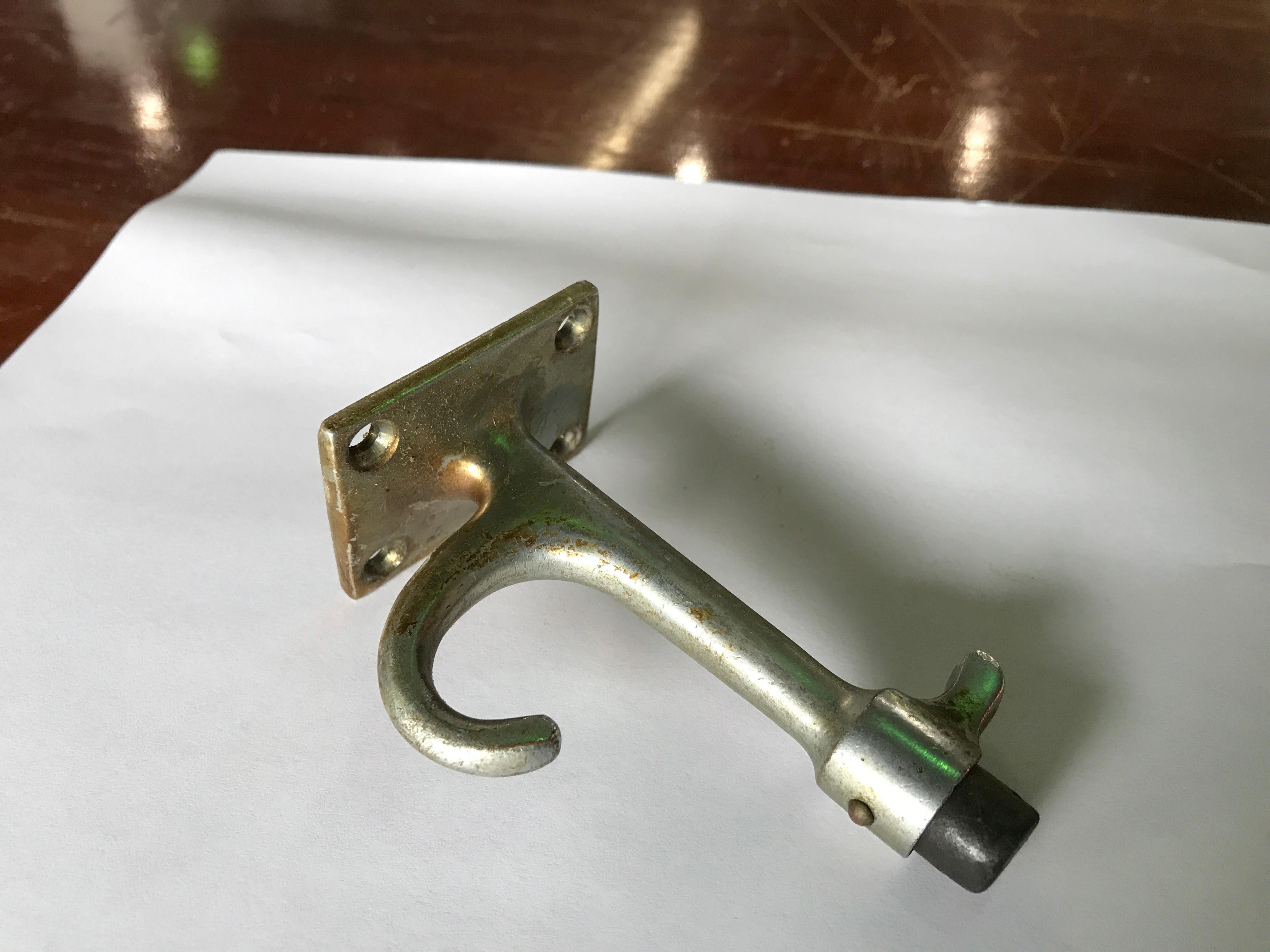 Towel Hook with Door Bumper