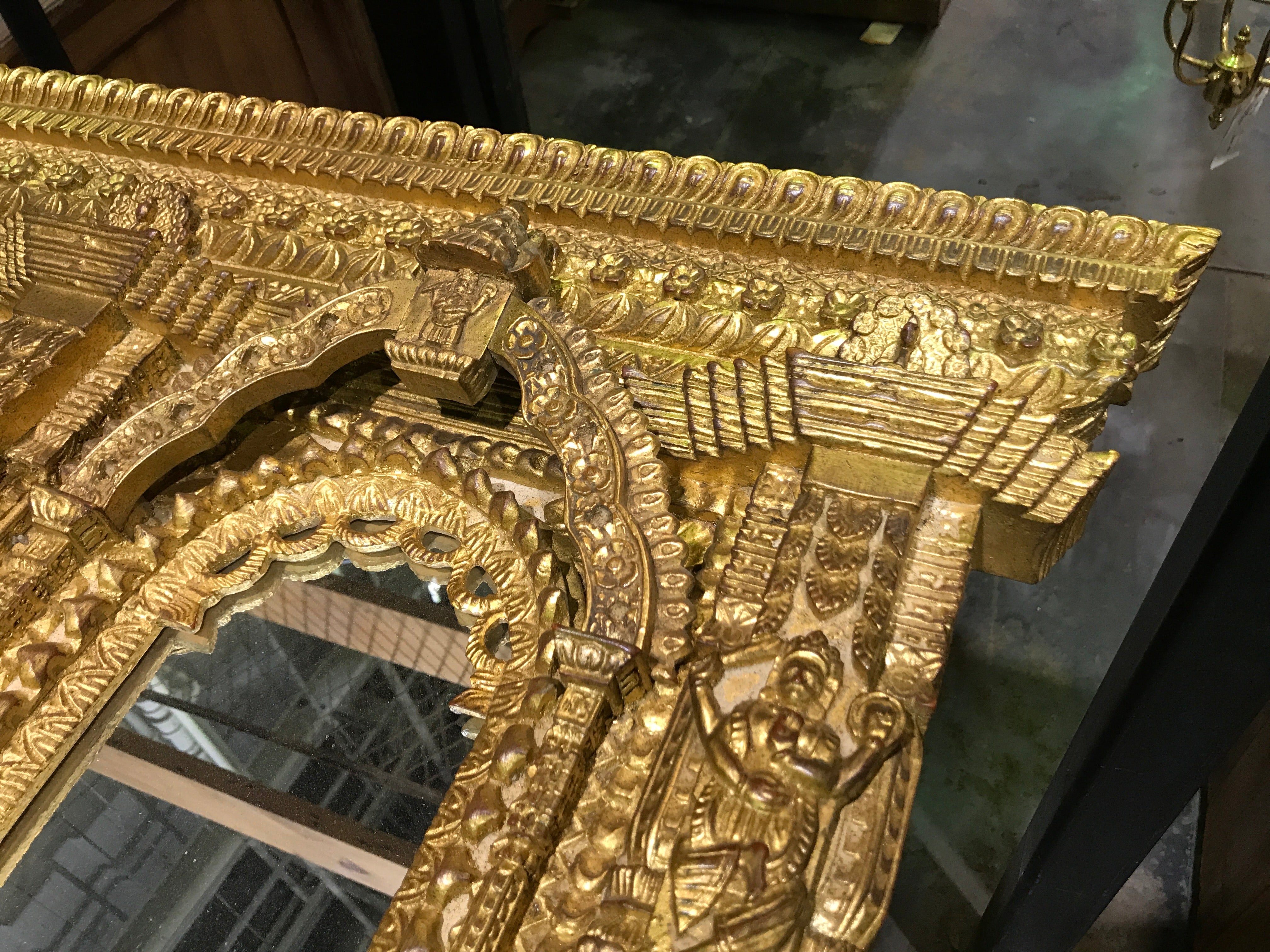 Painted Goddess Mirror