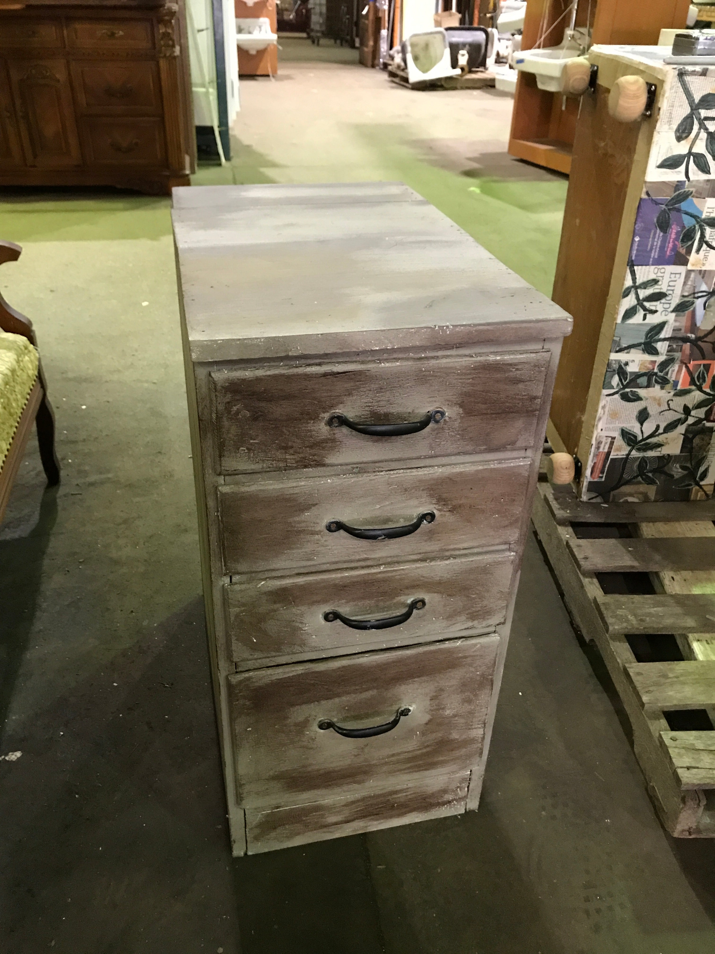 Wooden File Chest