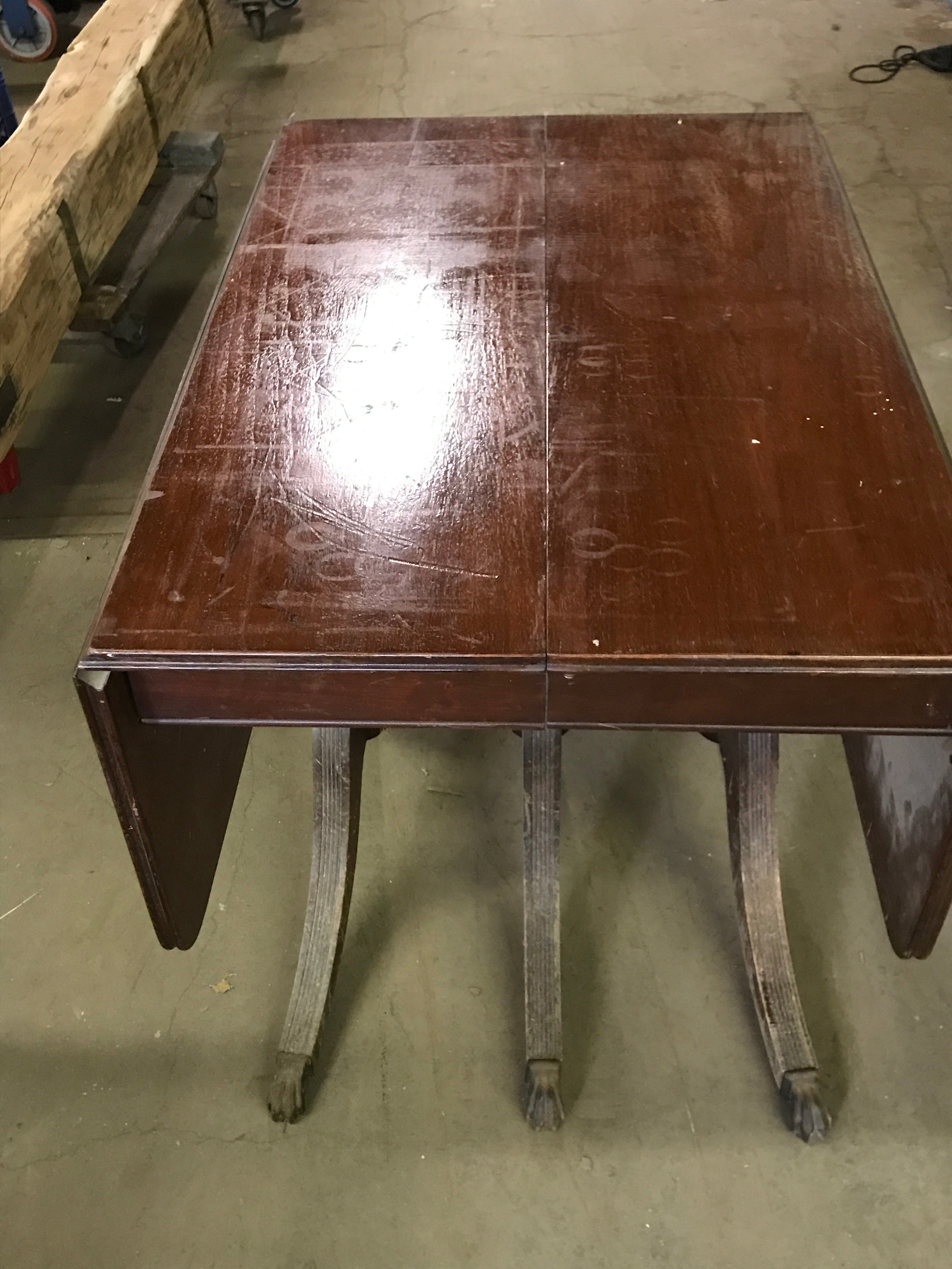 Wood Dropleaf Table