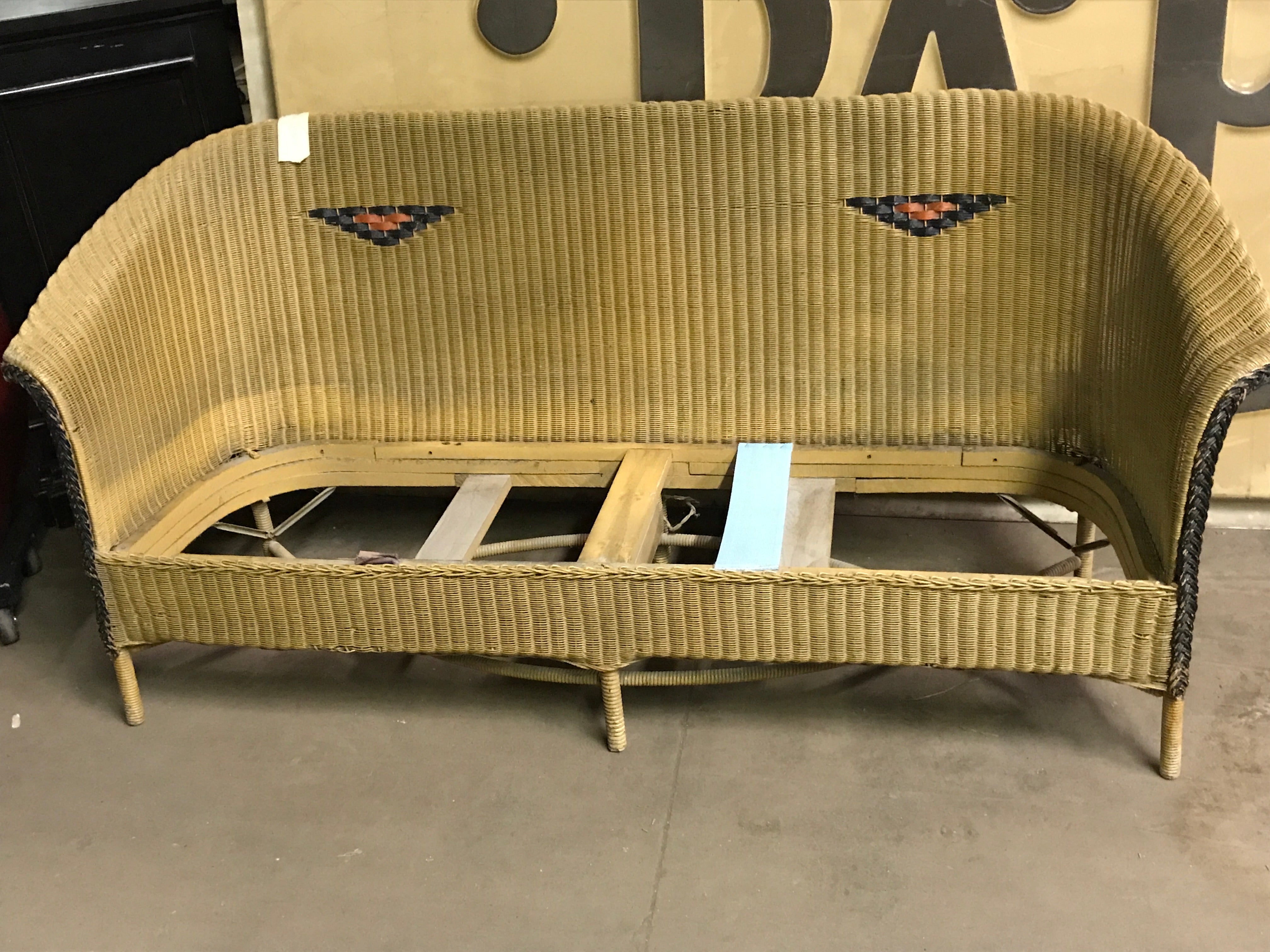 Wicker Loveseat