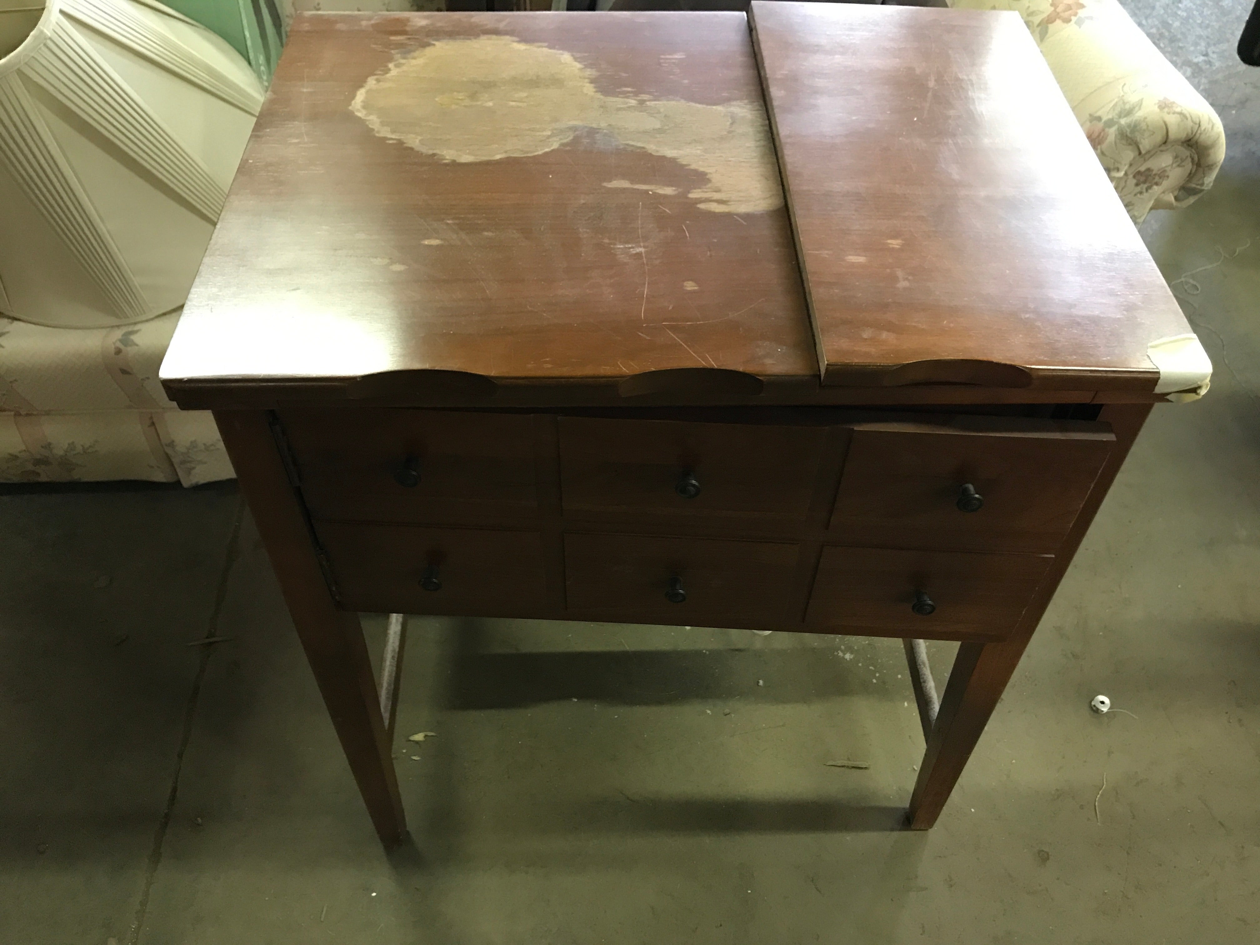 Wood Sewing Machine Table