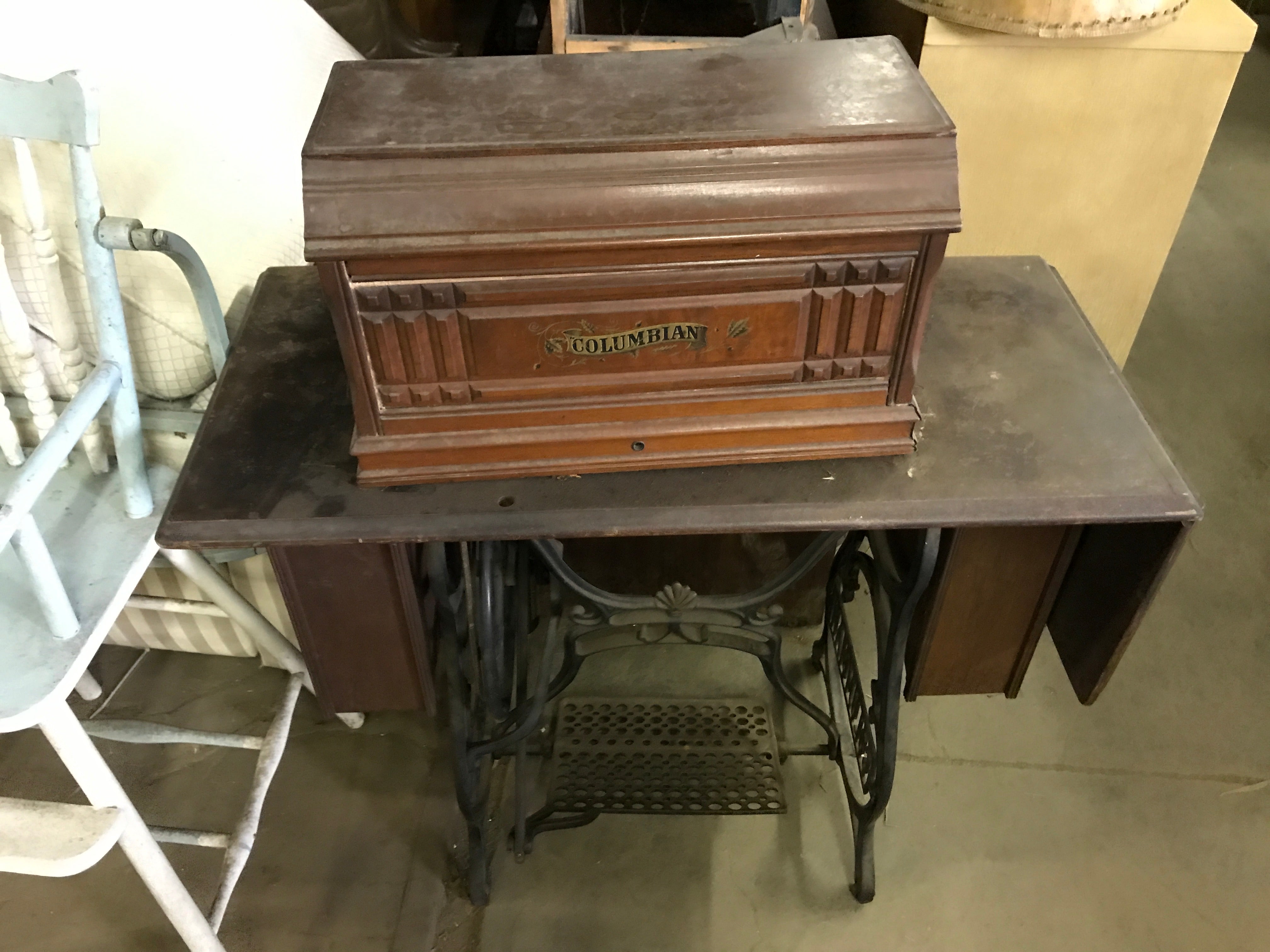 Wood Sewing Machine