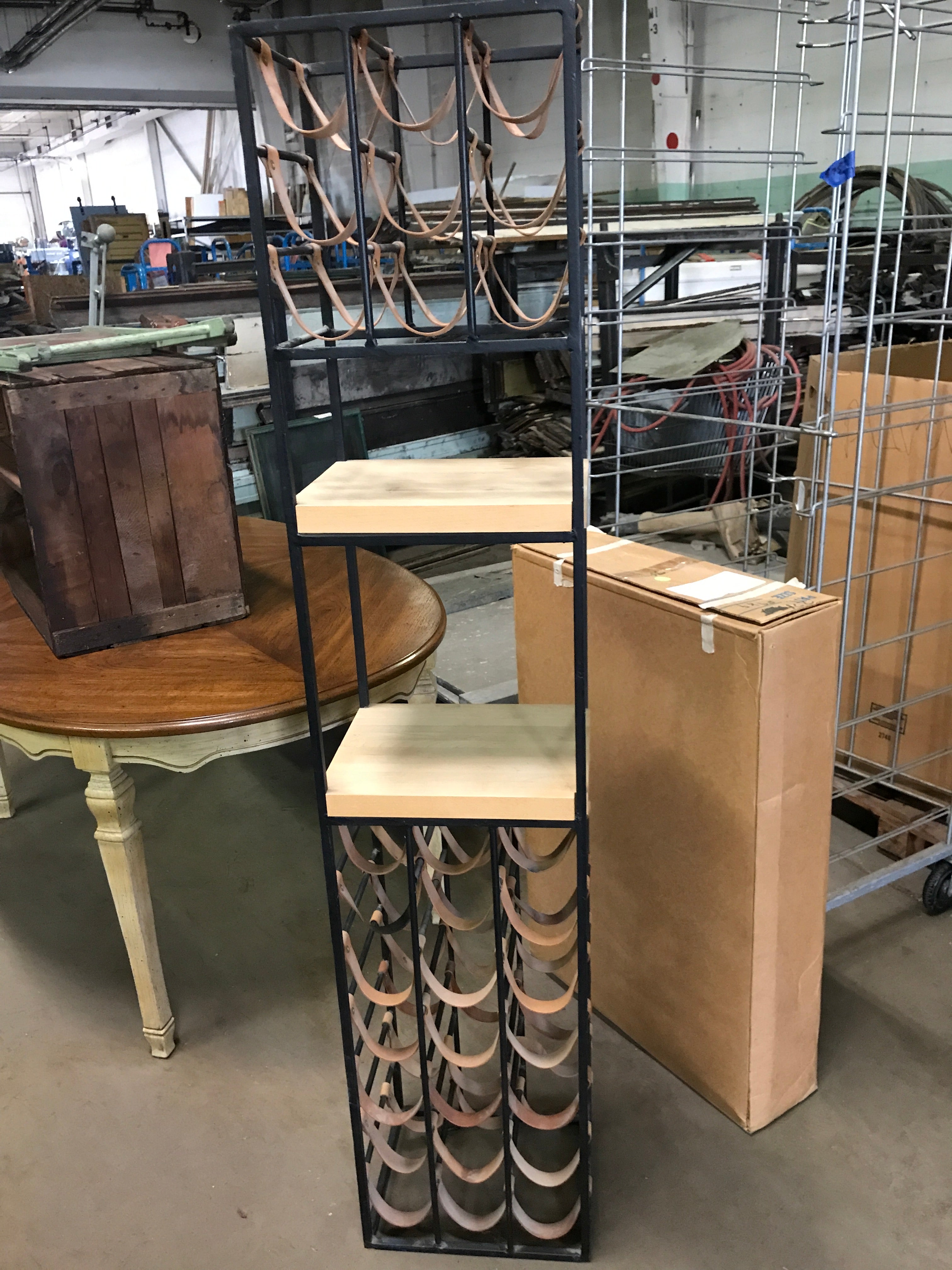 Tall Iron Wine Rack
