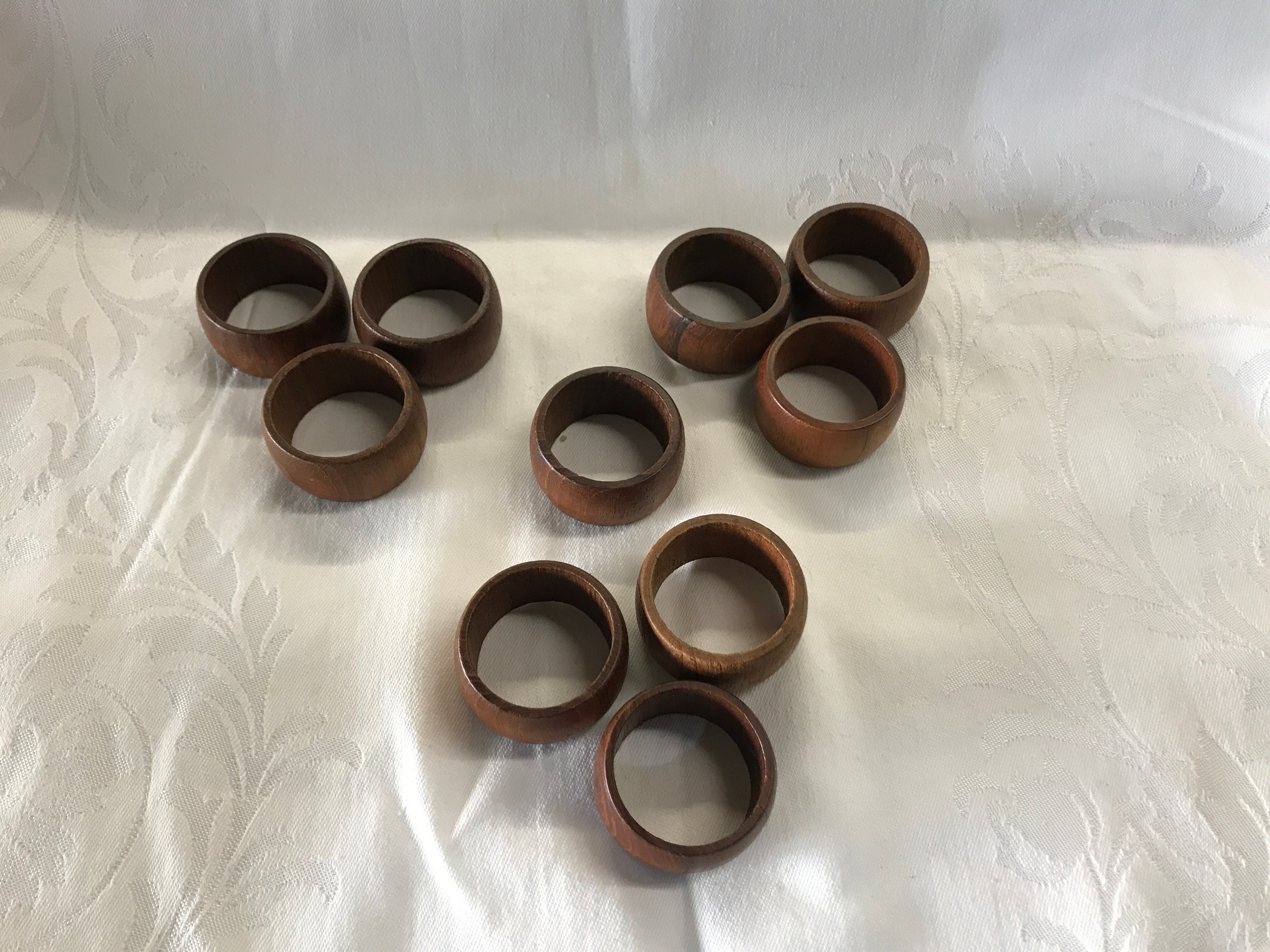 Teak Wood Napkin Holder Rings