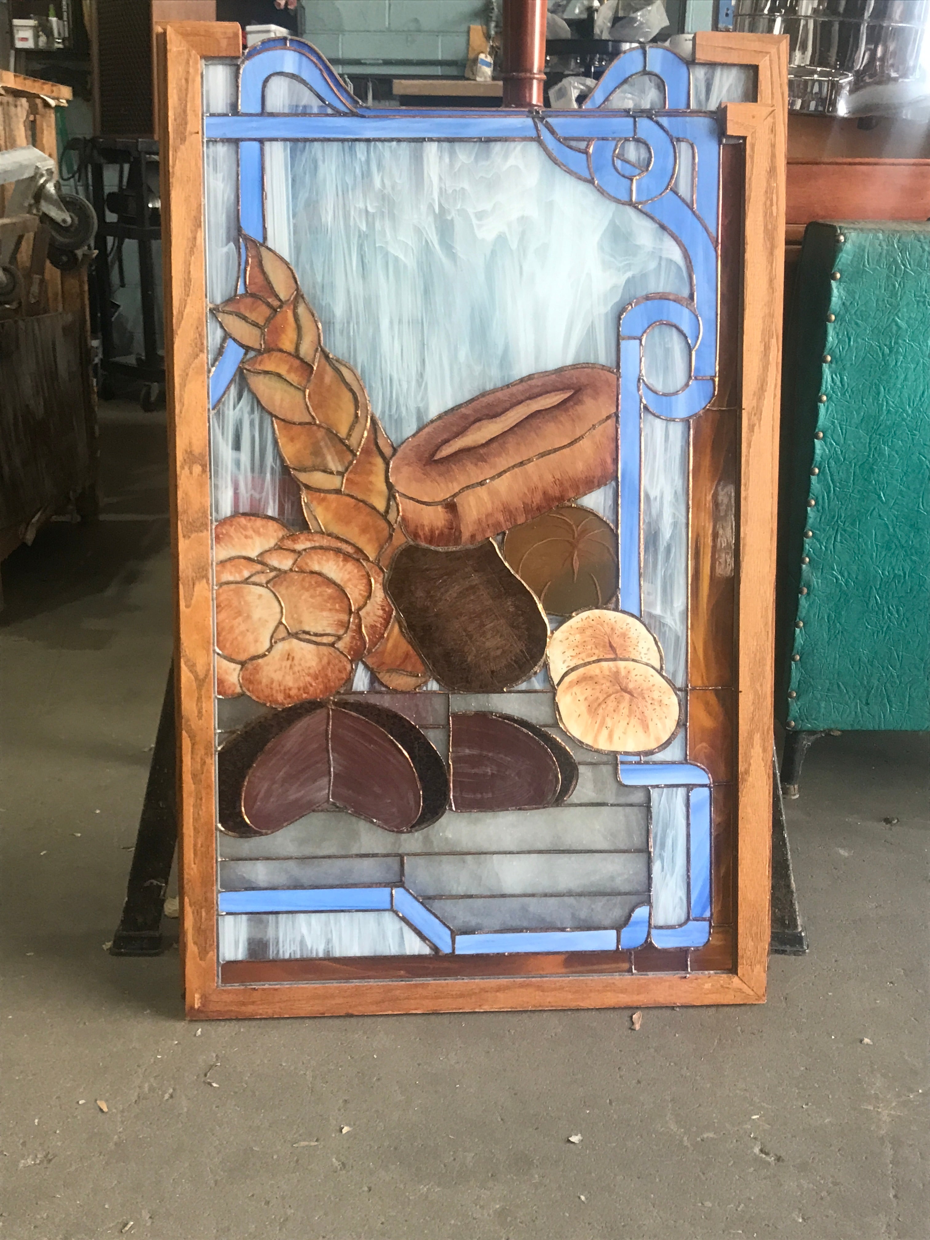 Stained Glass Window Daily Bread