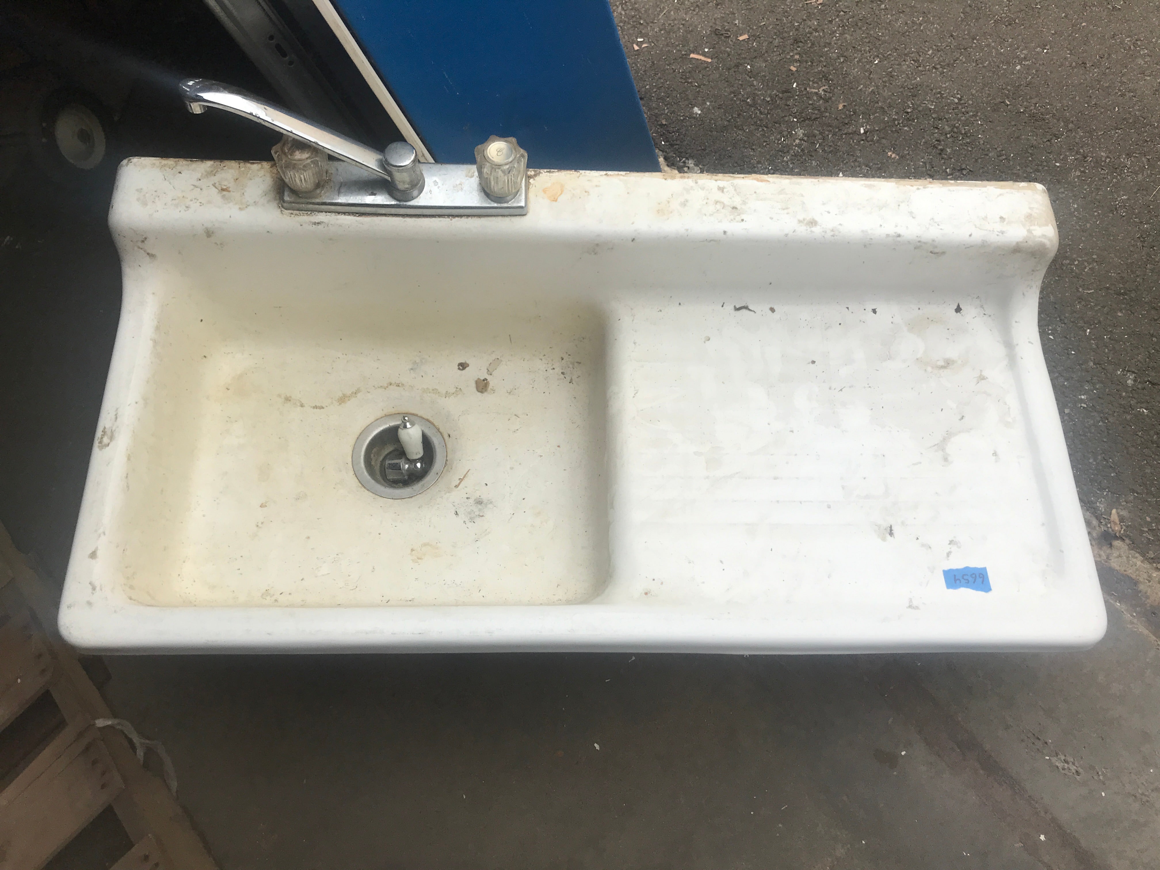 Sink with Drainboard