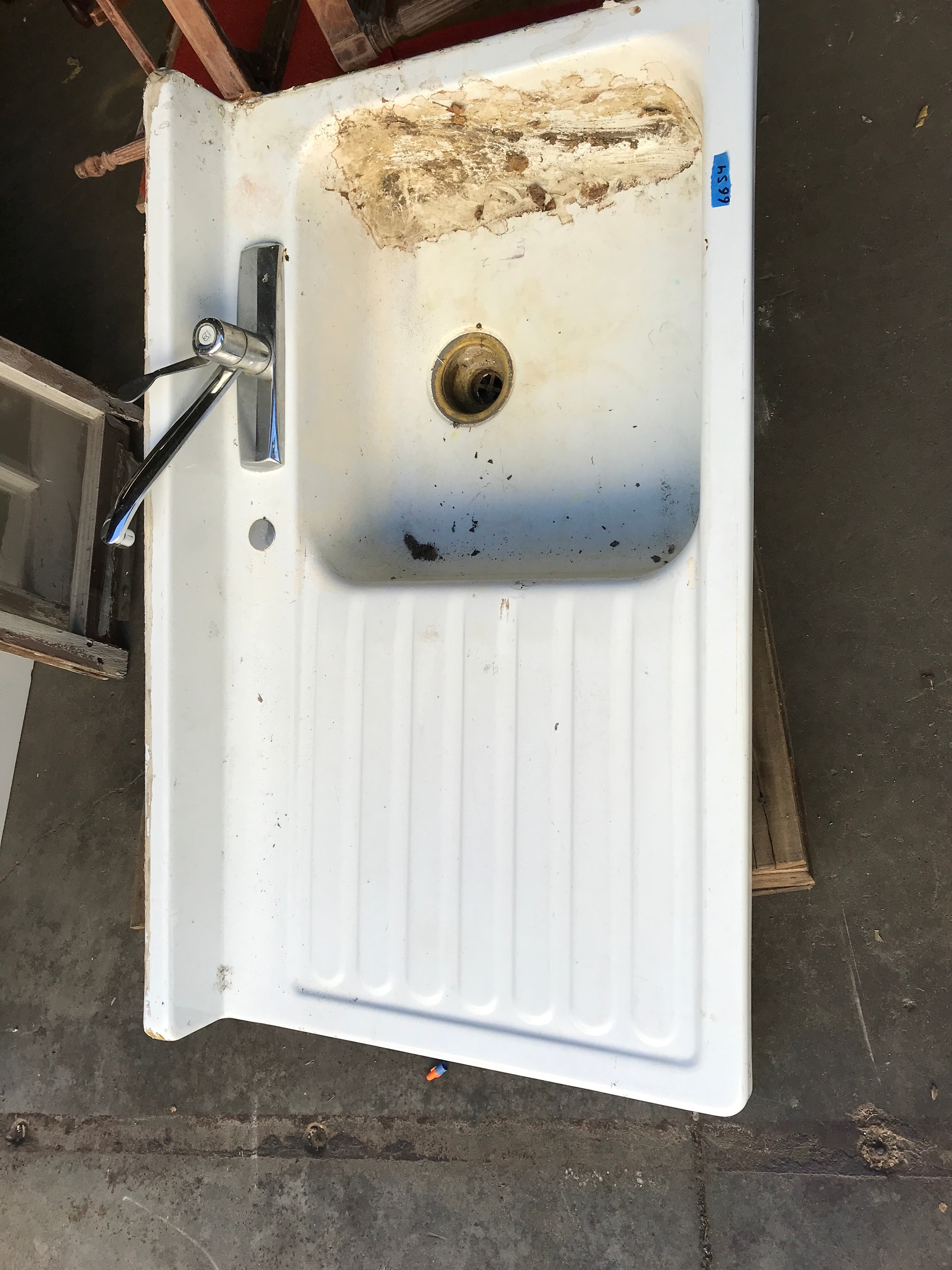 Sink with Drainboard