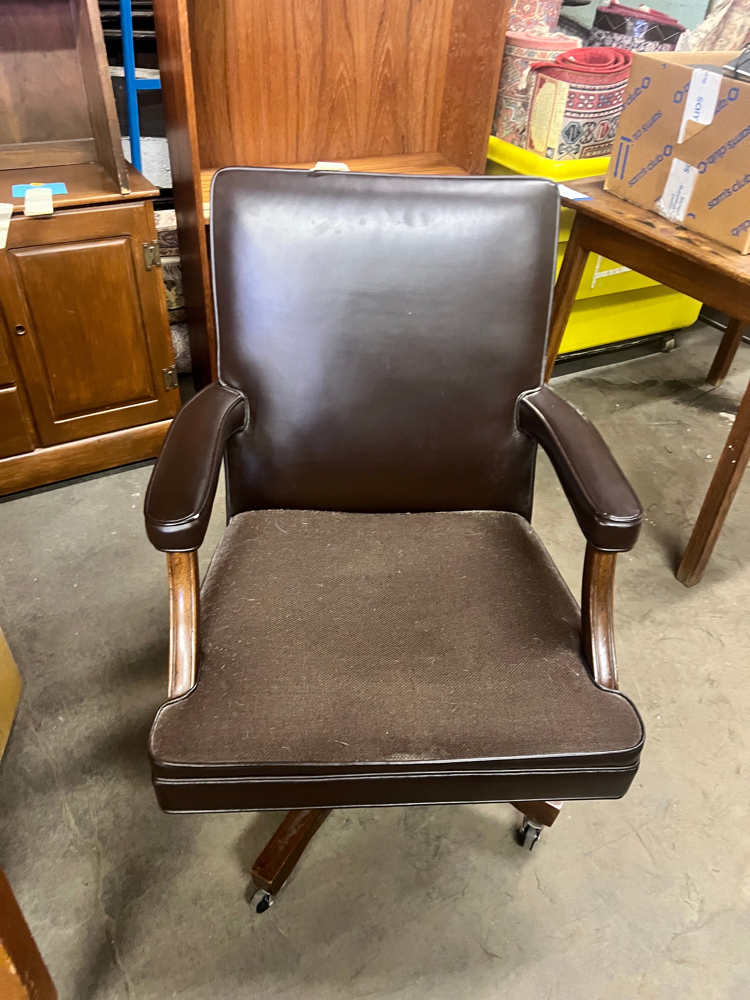 Leather office chair