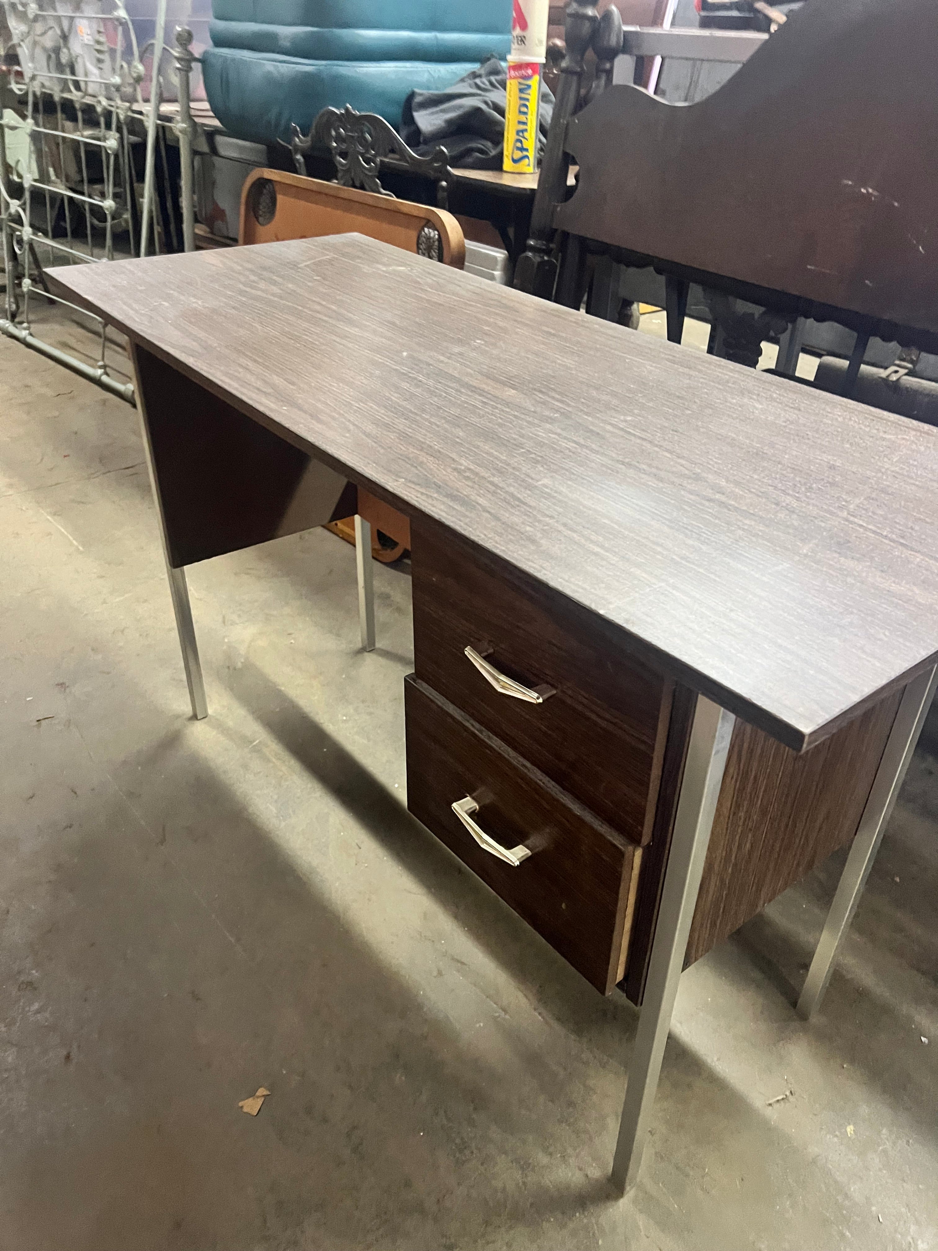 Stained office desk