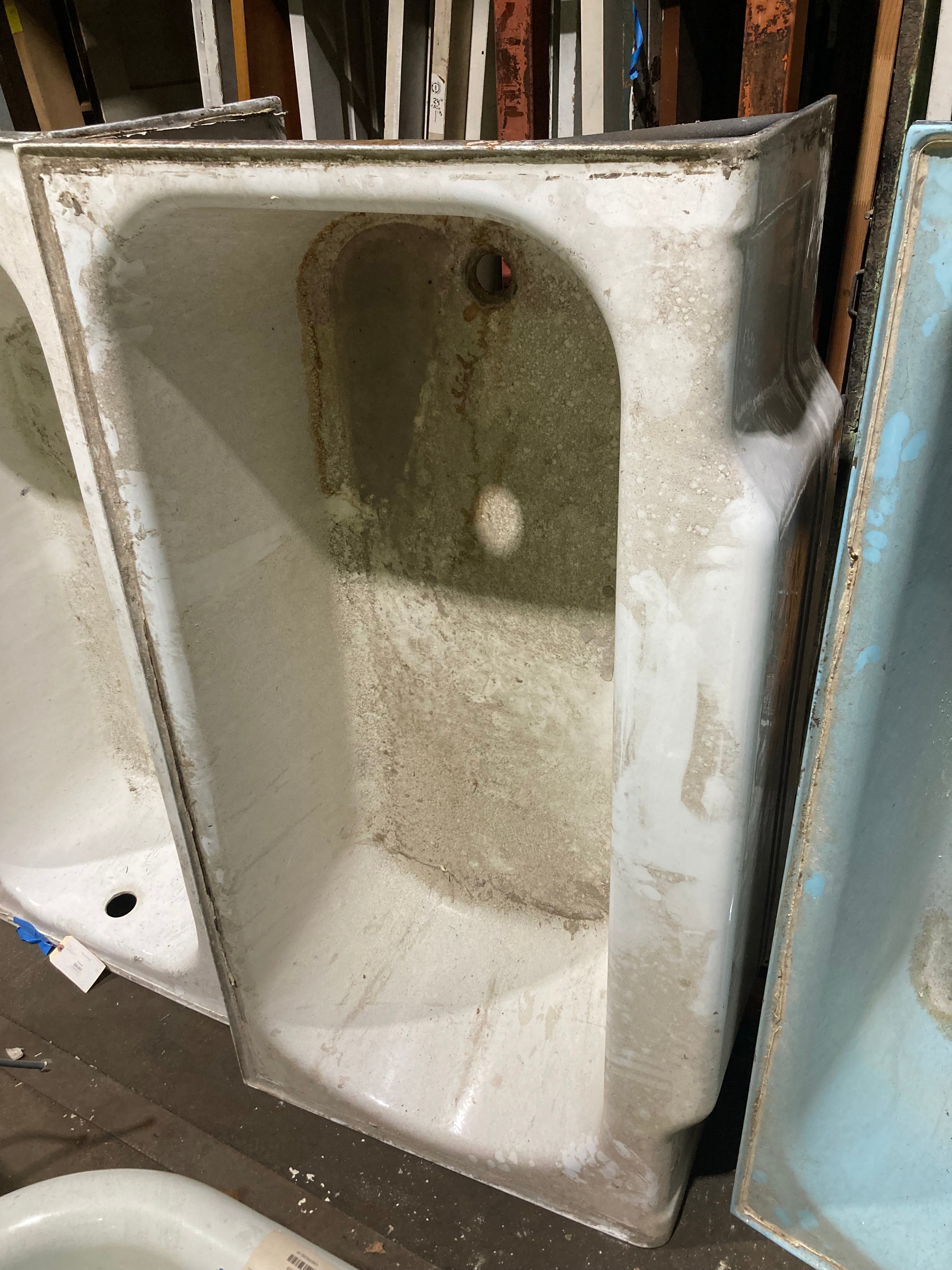 Left Hand Drain Drop in Bathtub