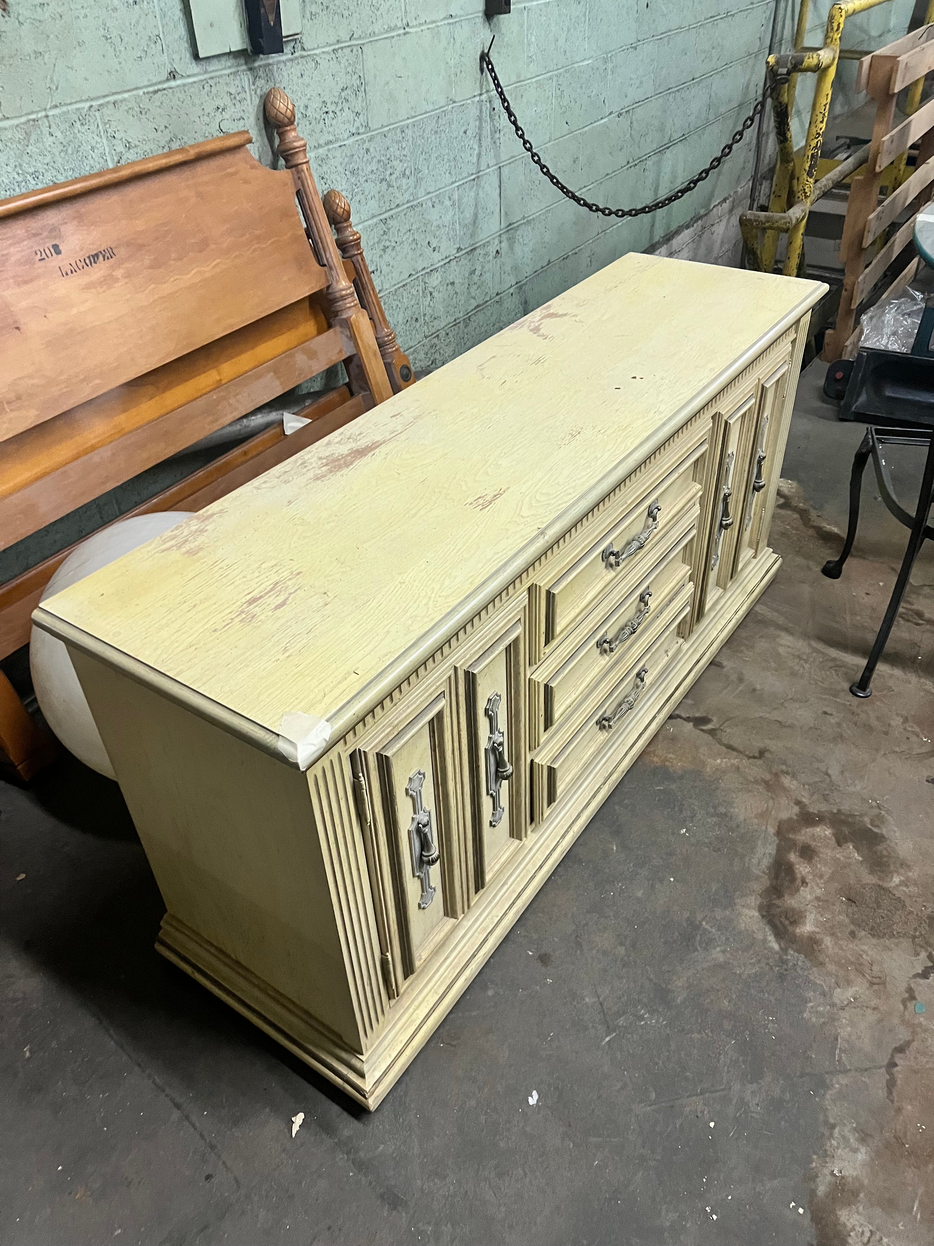 Stained console