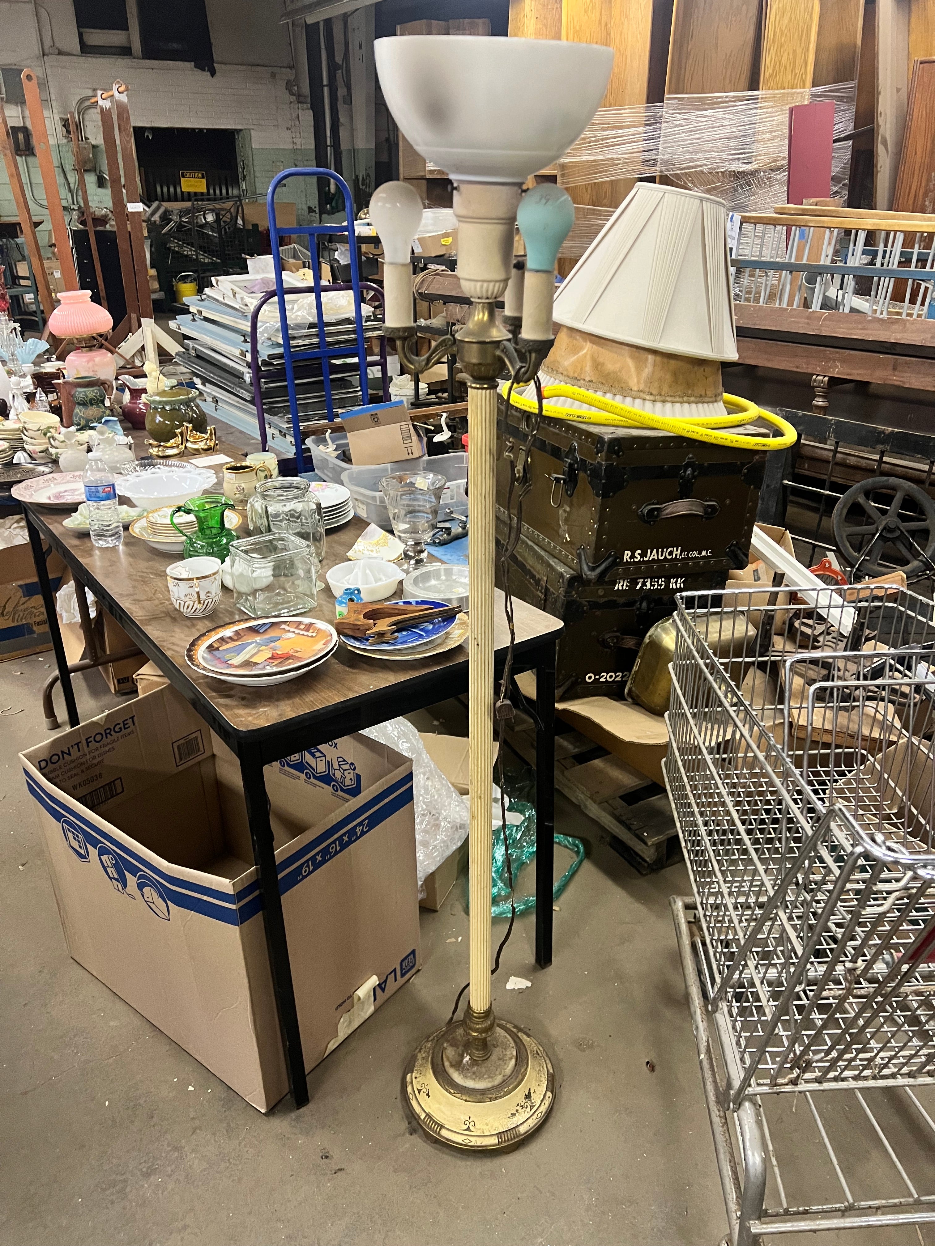 Vintage brass lamp