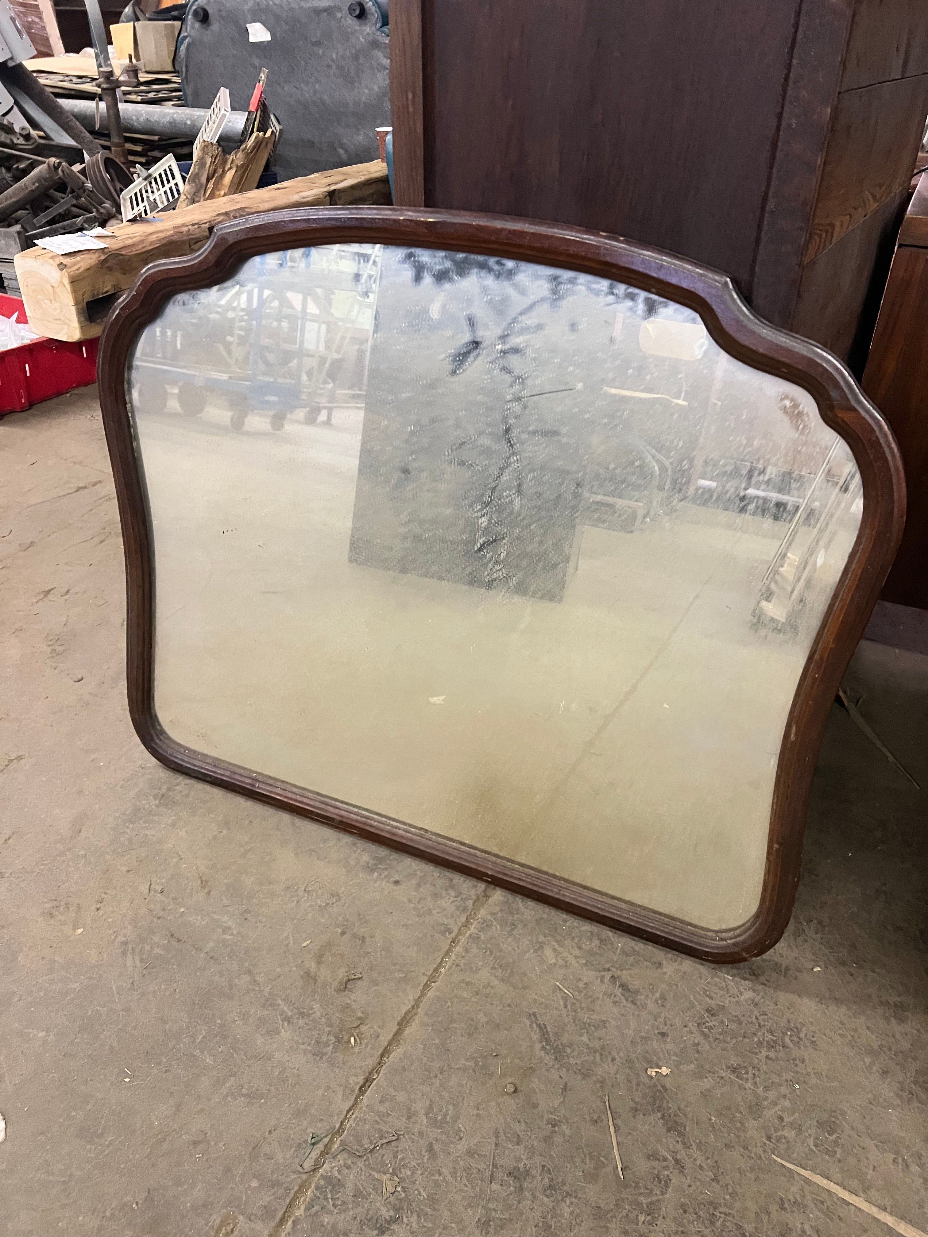 Large stained mirror