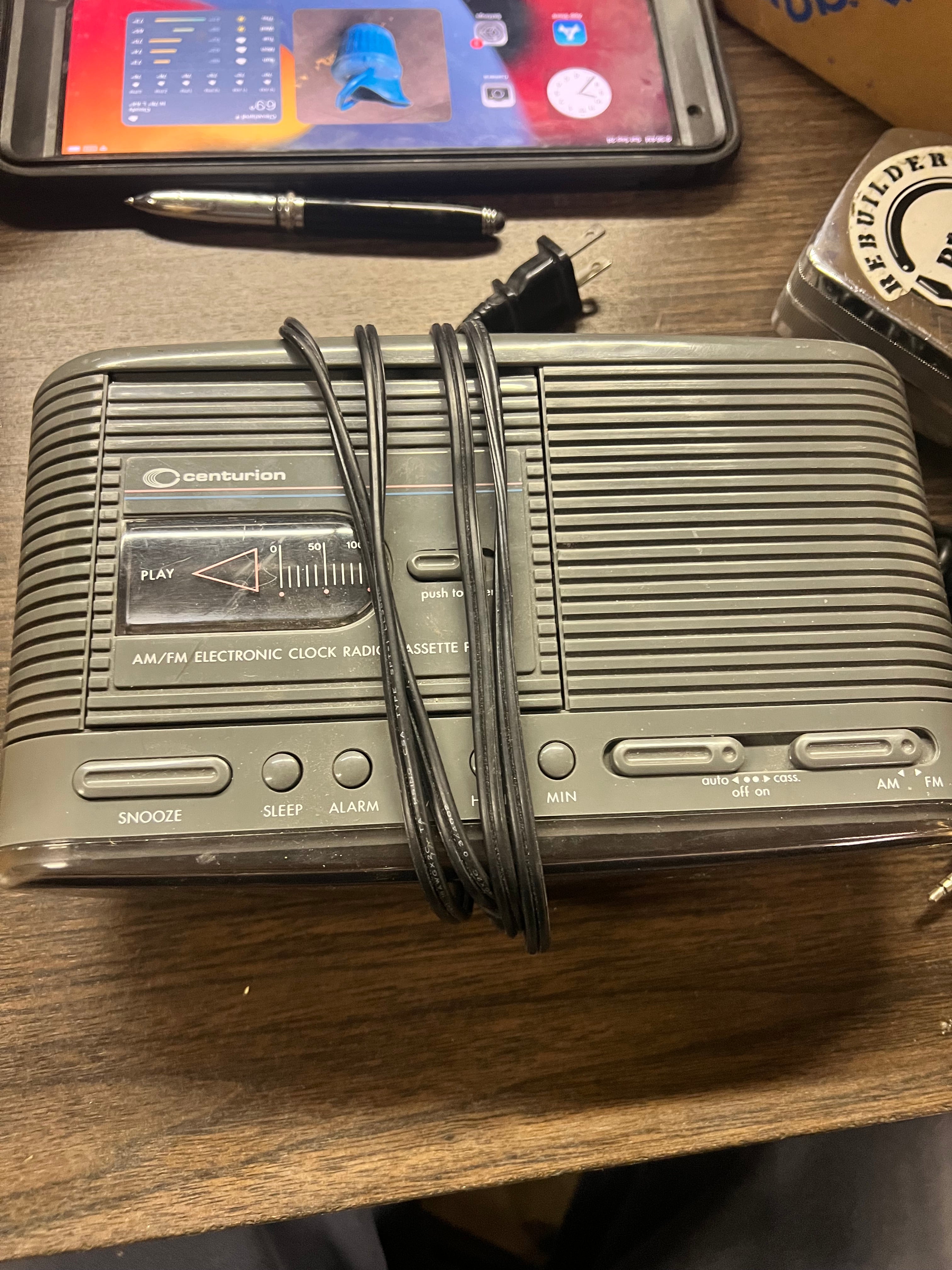 Centurion cassette radio