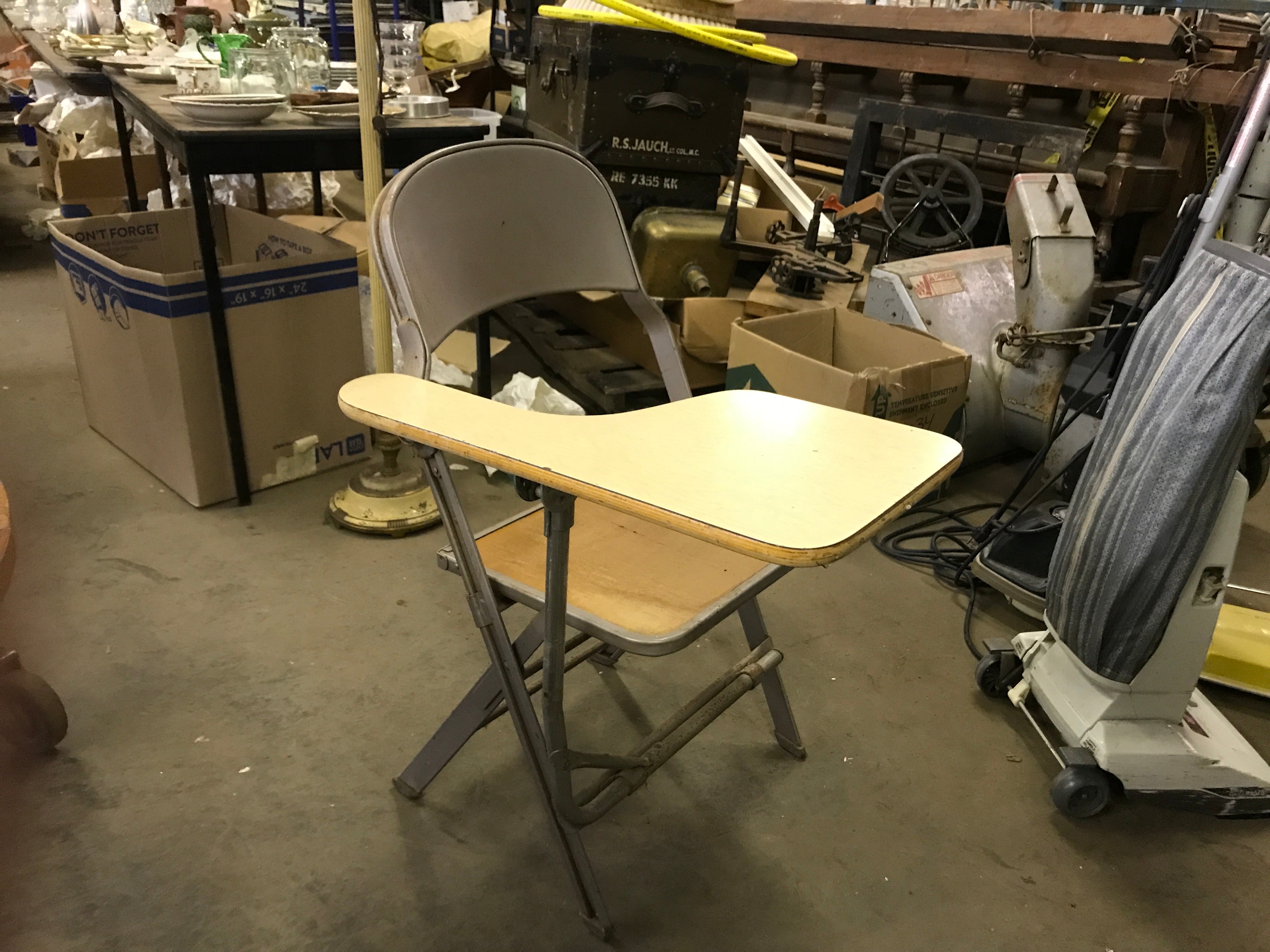 Vintage Fold School desk