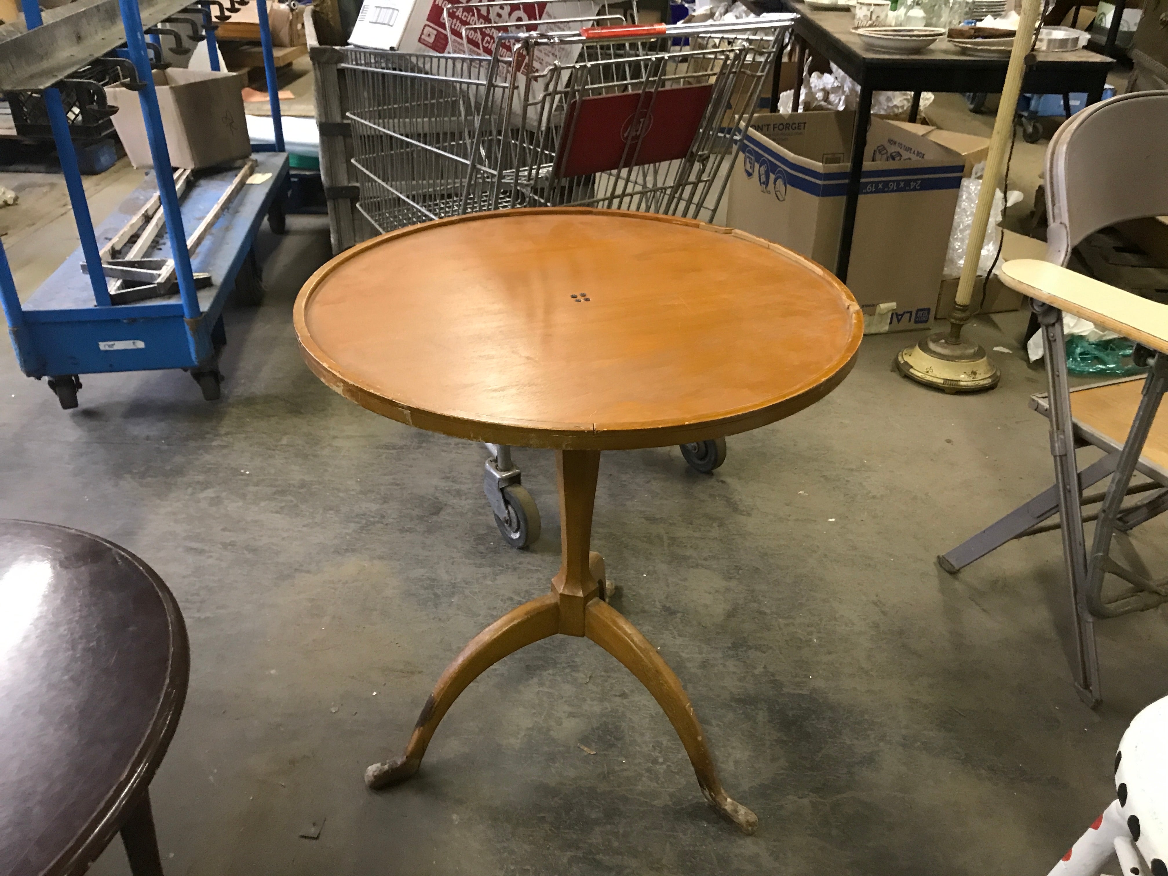 Small stained table