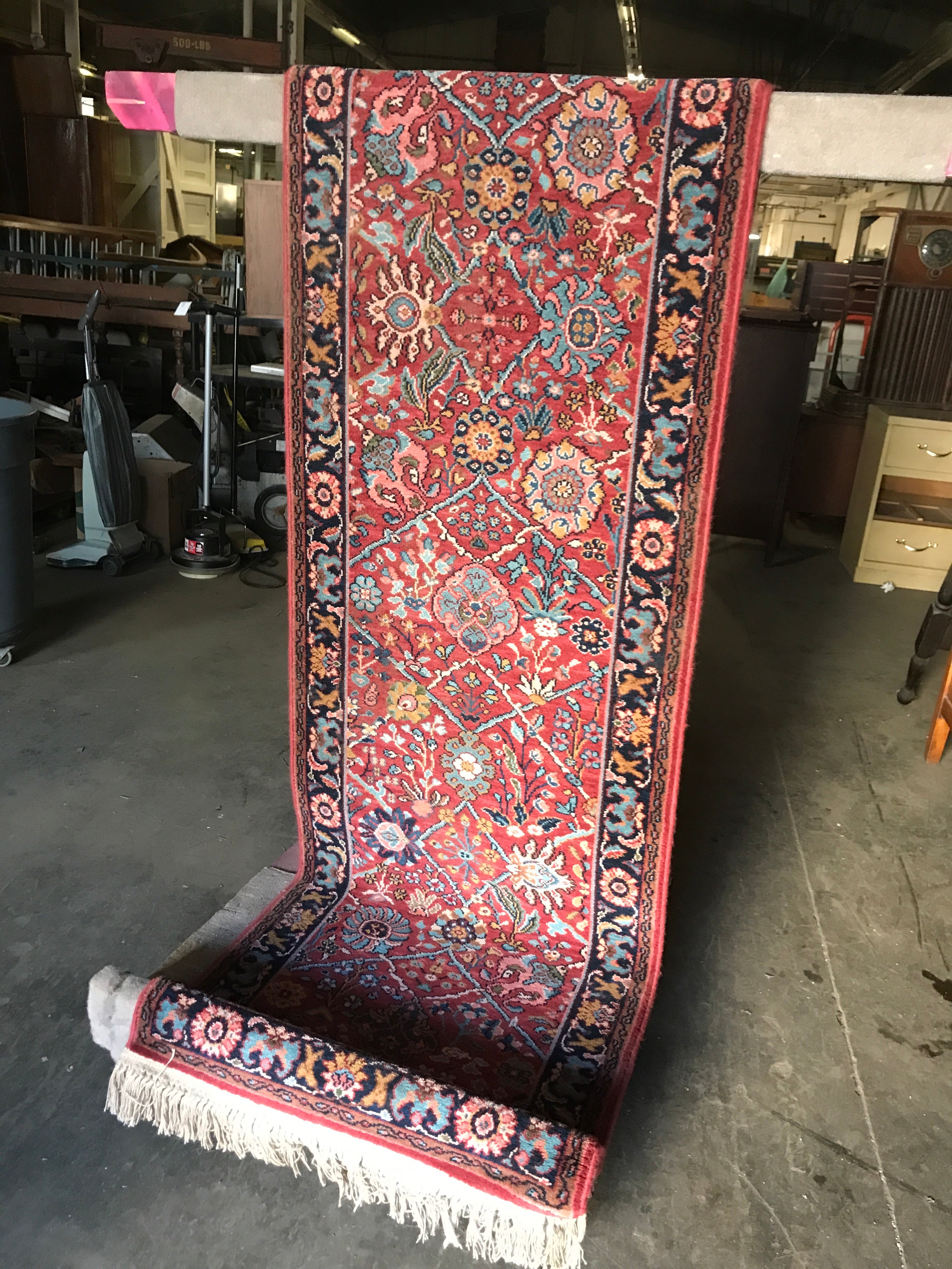 Vintage Karistan Rug Worsted Wool Pile - Pattern ISPAHAN