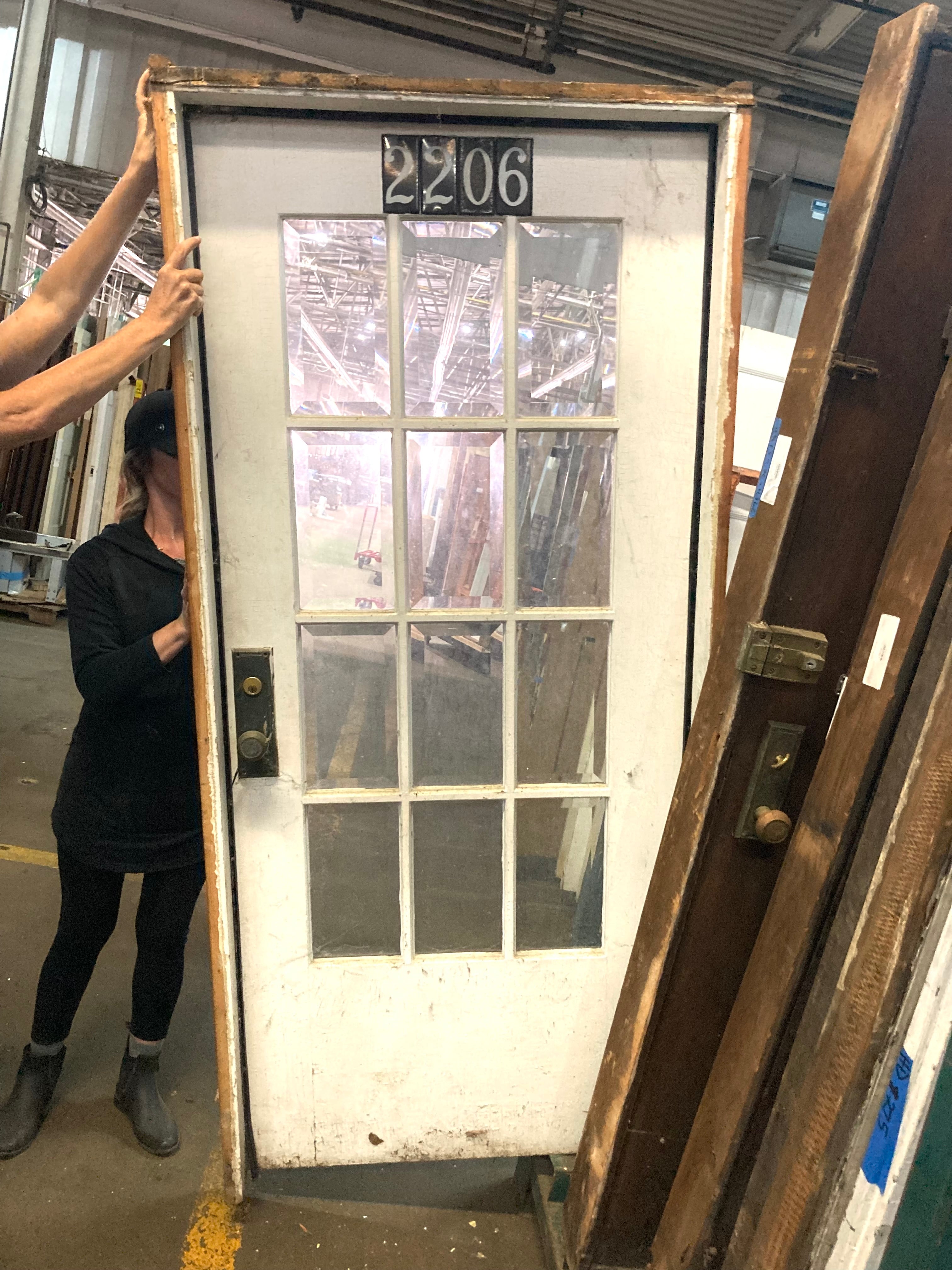 Wooden Entry Door 12- lite