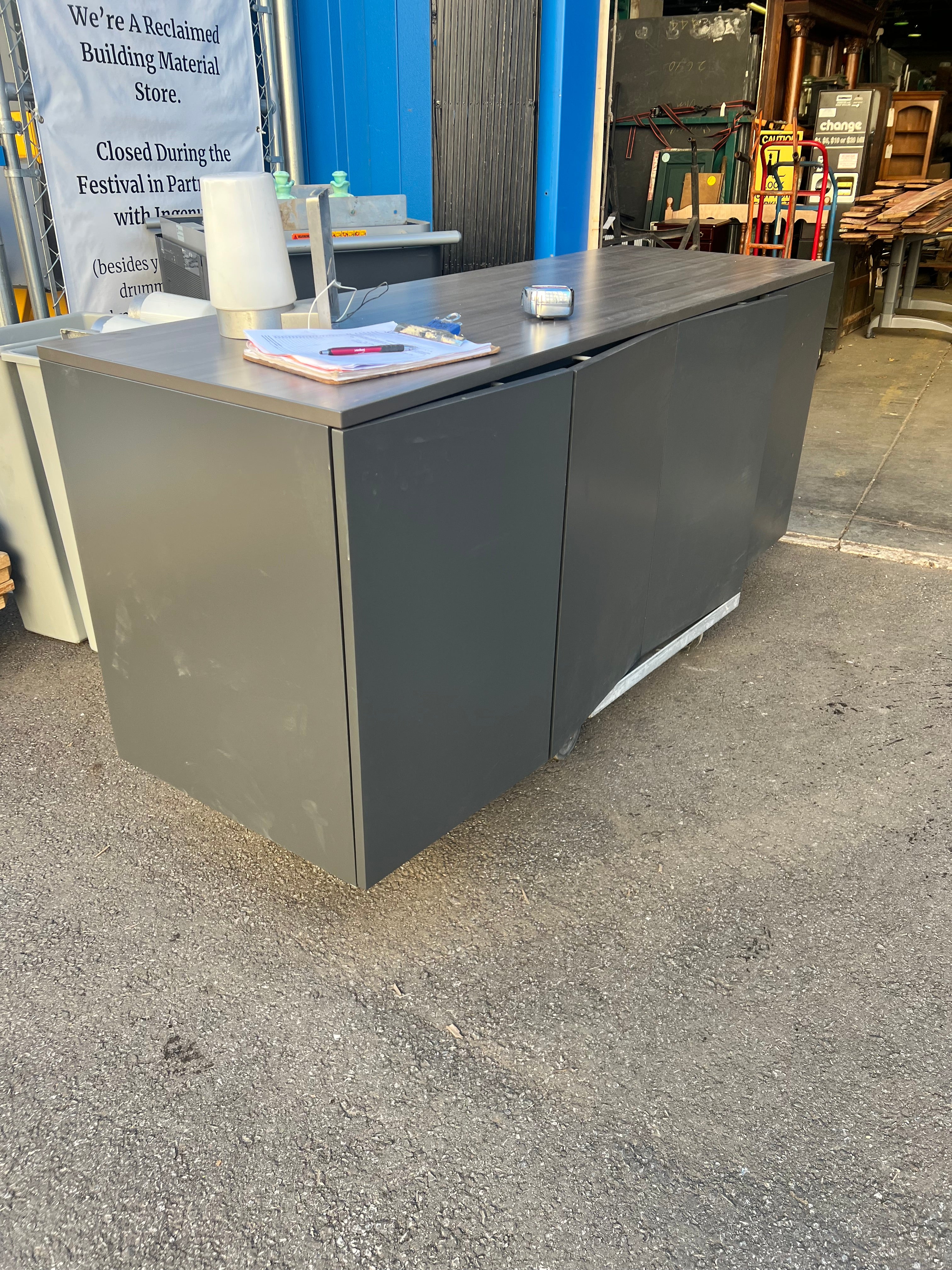 Grey Tv Console
