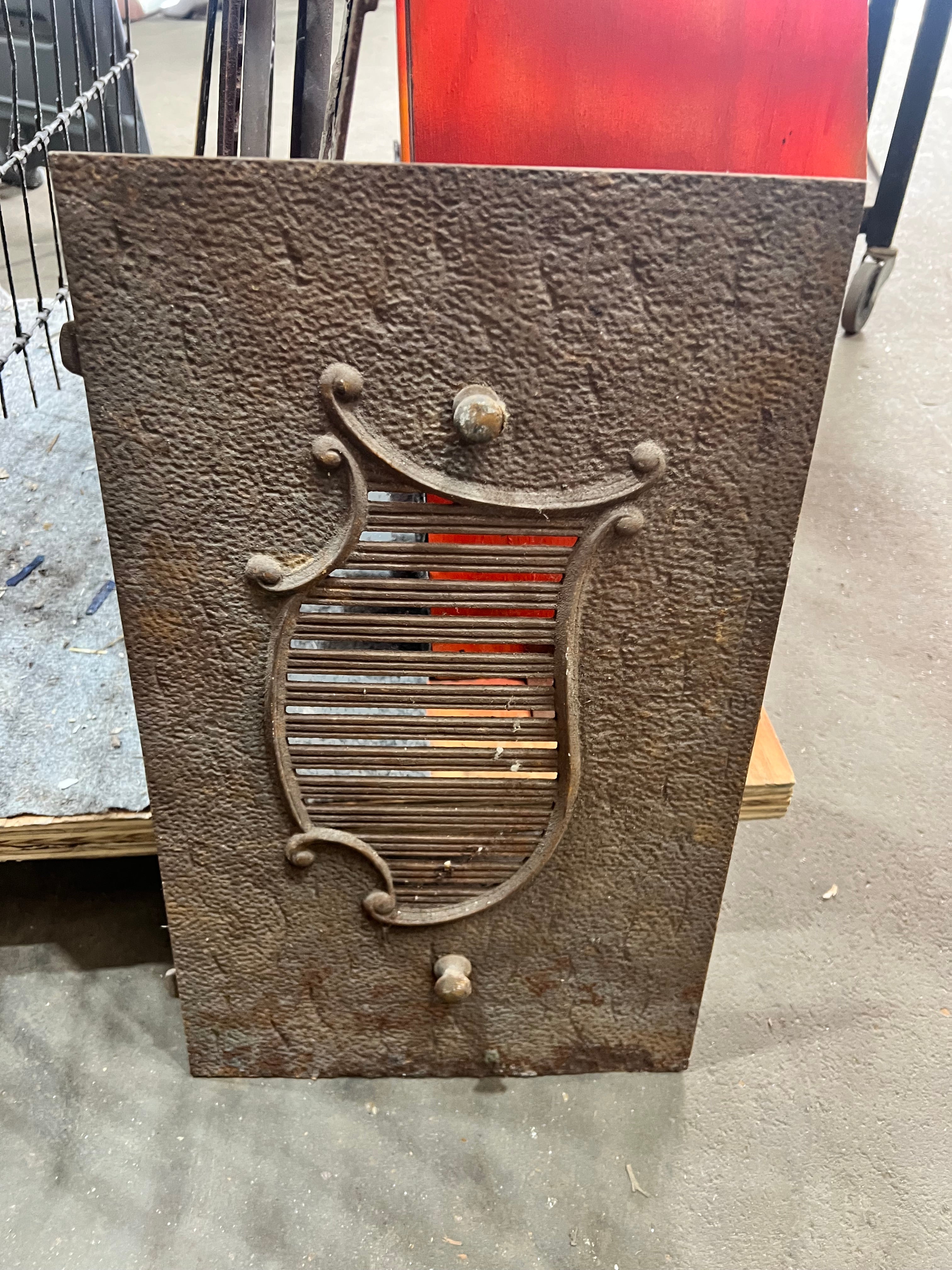 Cast Iron Decorative Furnace Door