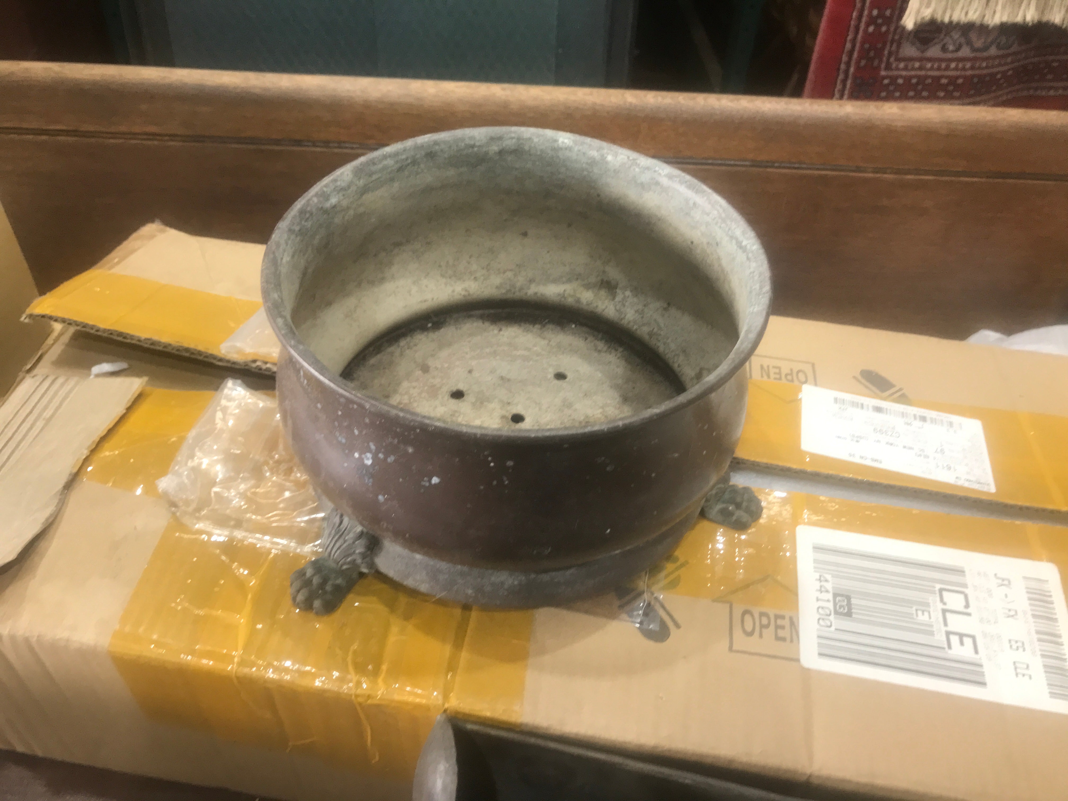Copper Plant Pot