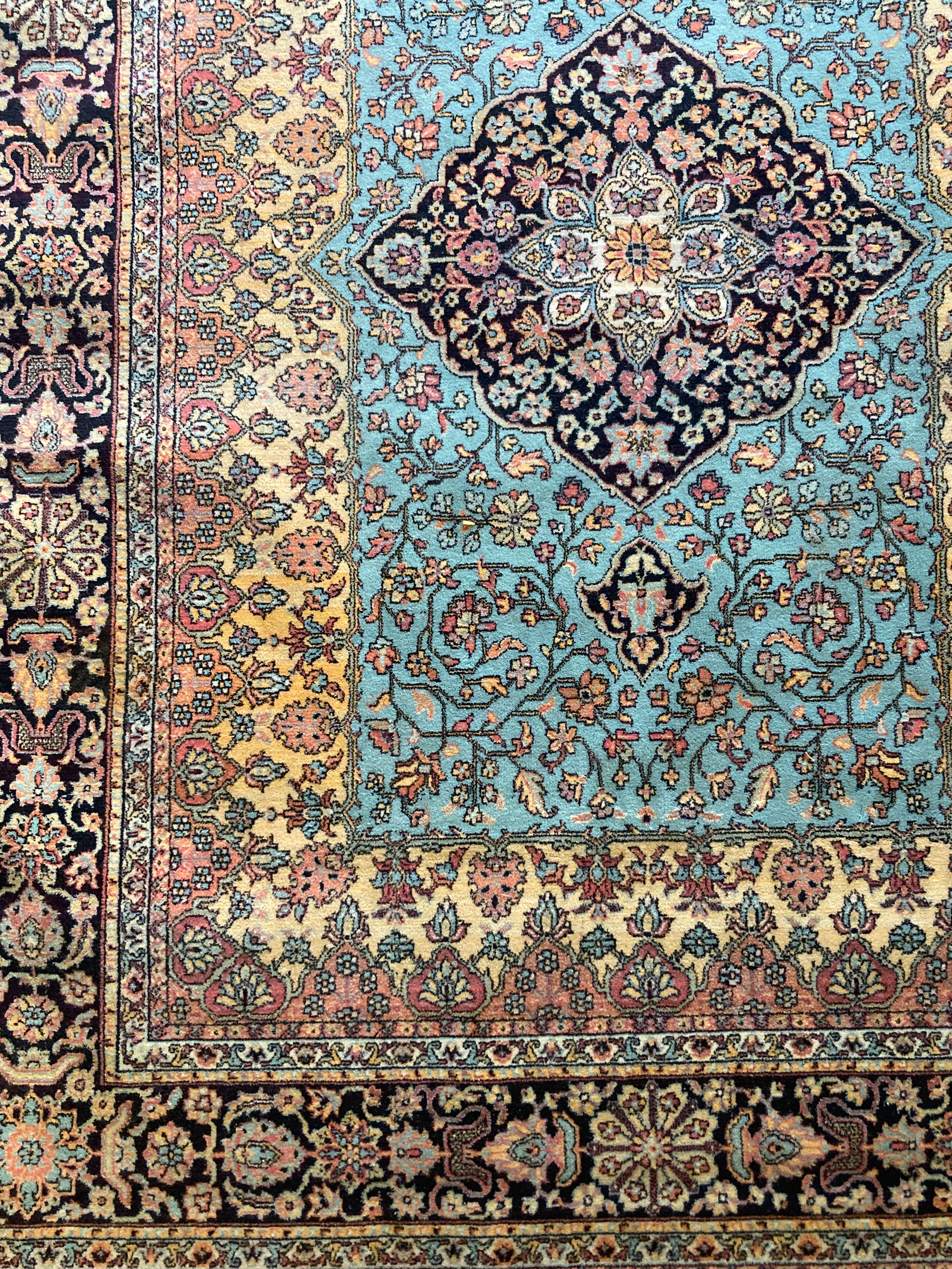 Handmade Persian Isfahan Area Rug