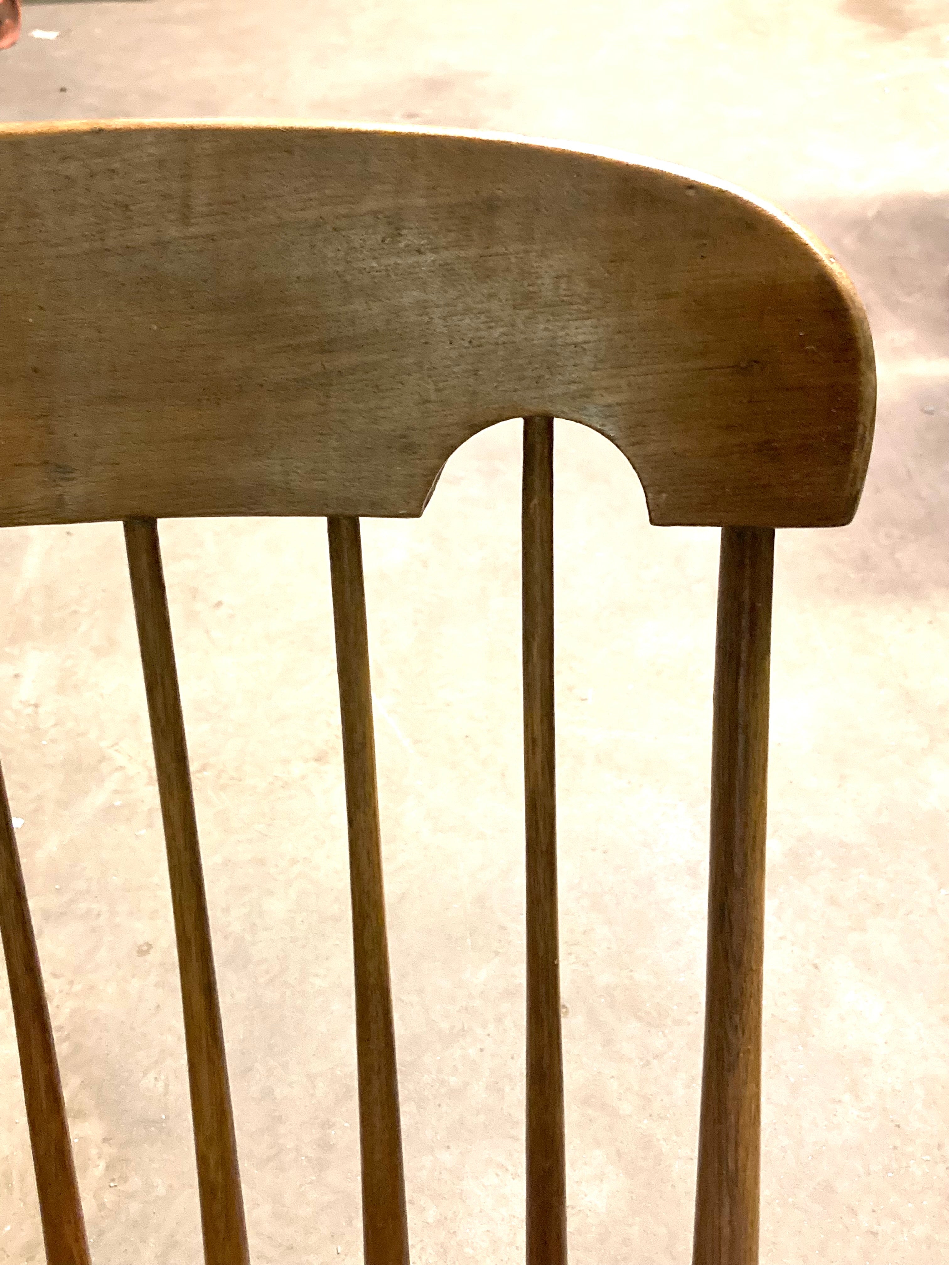 Vintage stained rocking chair