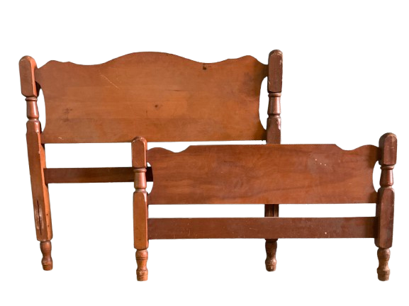 Wooden Bed Set- Twin