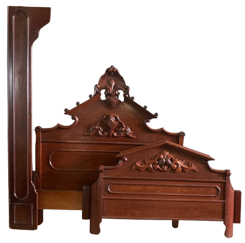 Solid Wood Bed Set- Queen