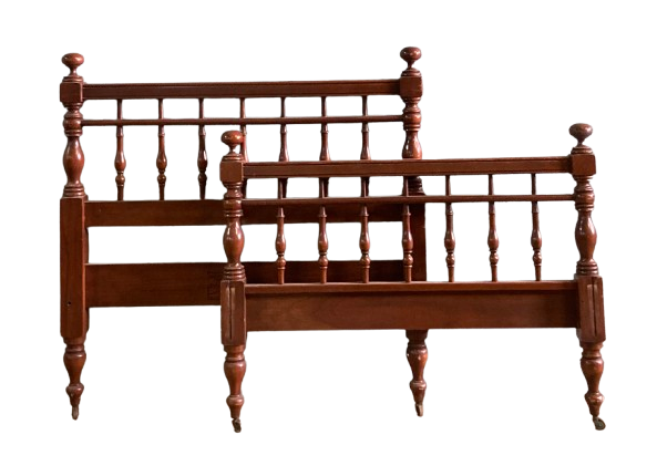 Solid Wood Bed Set- Twin