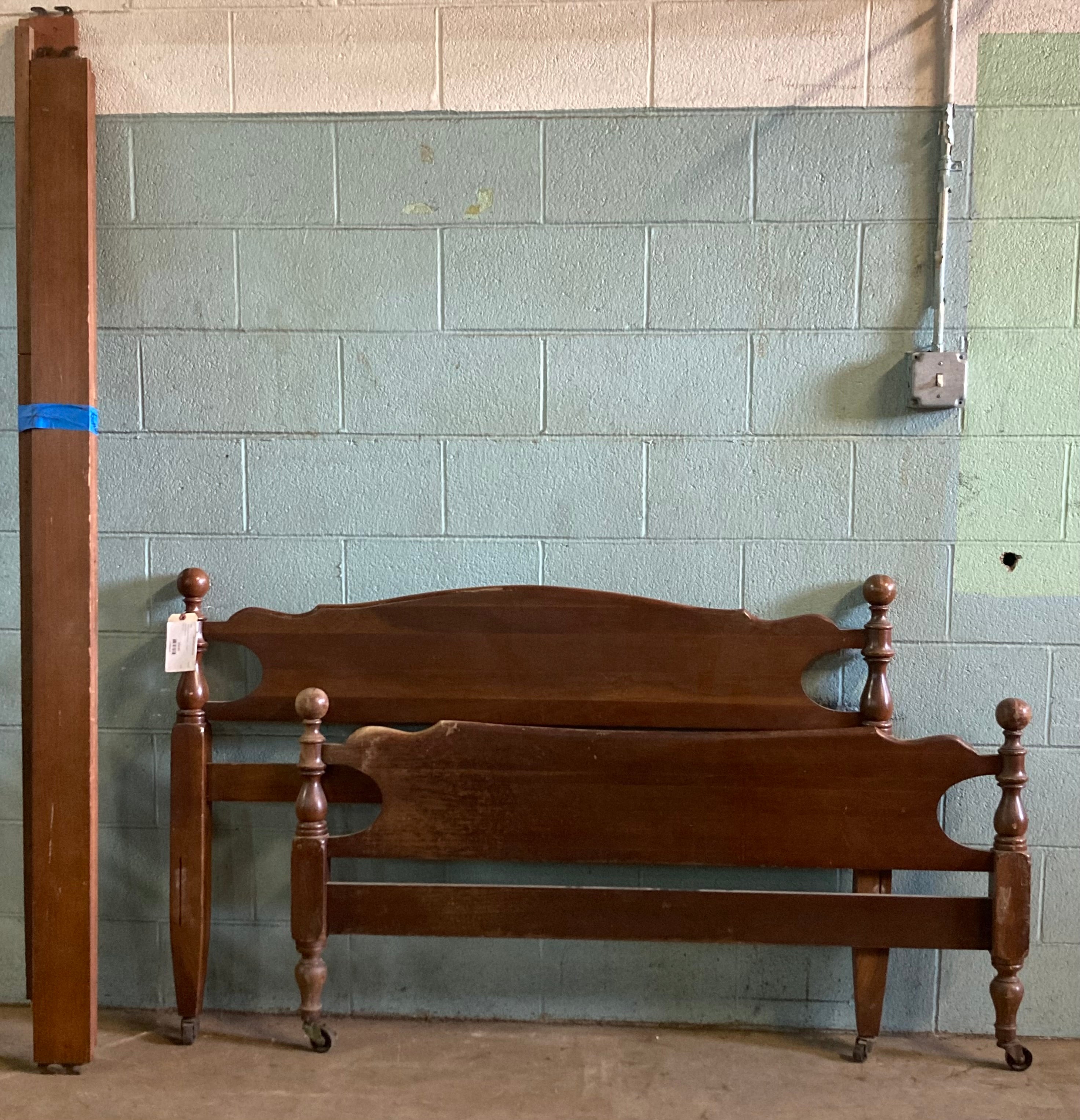 Wooden Bed Set- Single