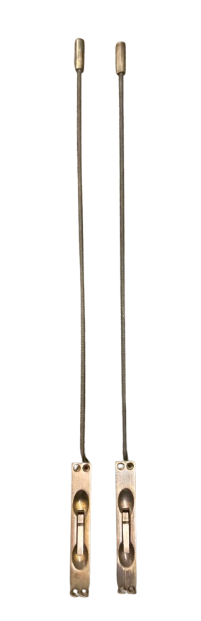 28" Antique Brass Manual Flush Bolt -By Sargent