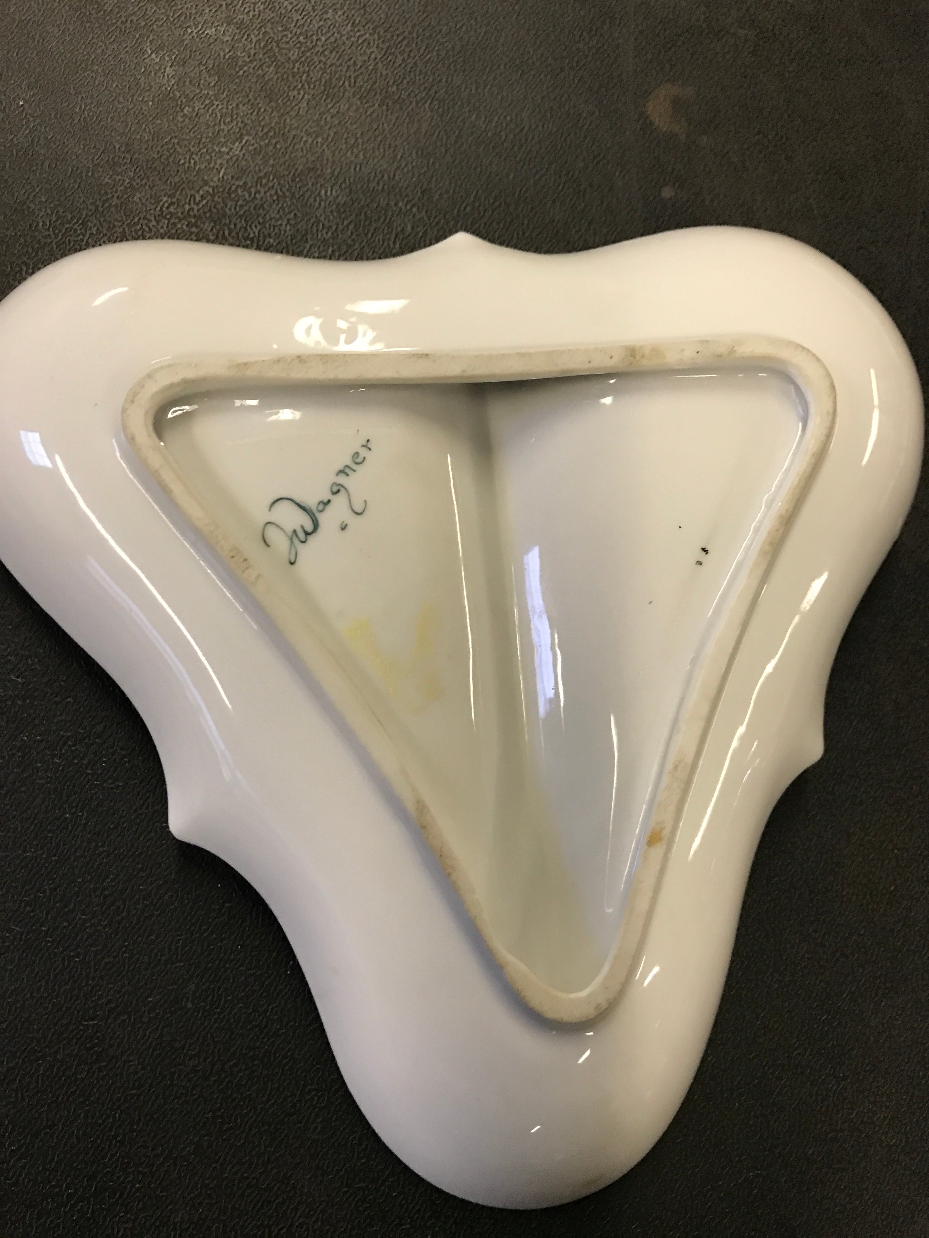 Vintage Wagner Hand-Painted Divided Dish