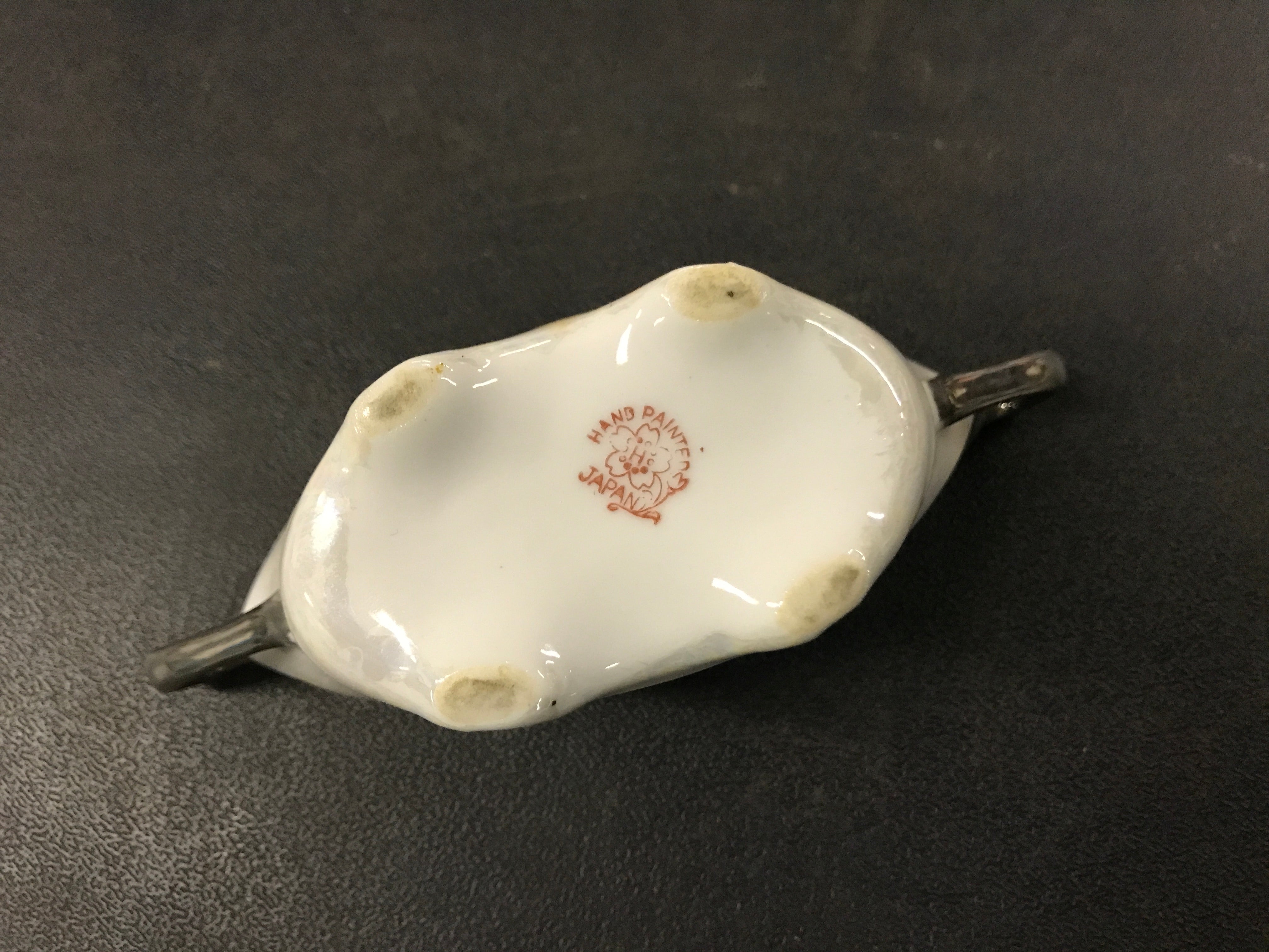 Vintage Cream and Sugar Lusterware from Japan with Phoenix Bird