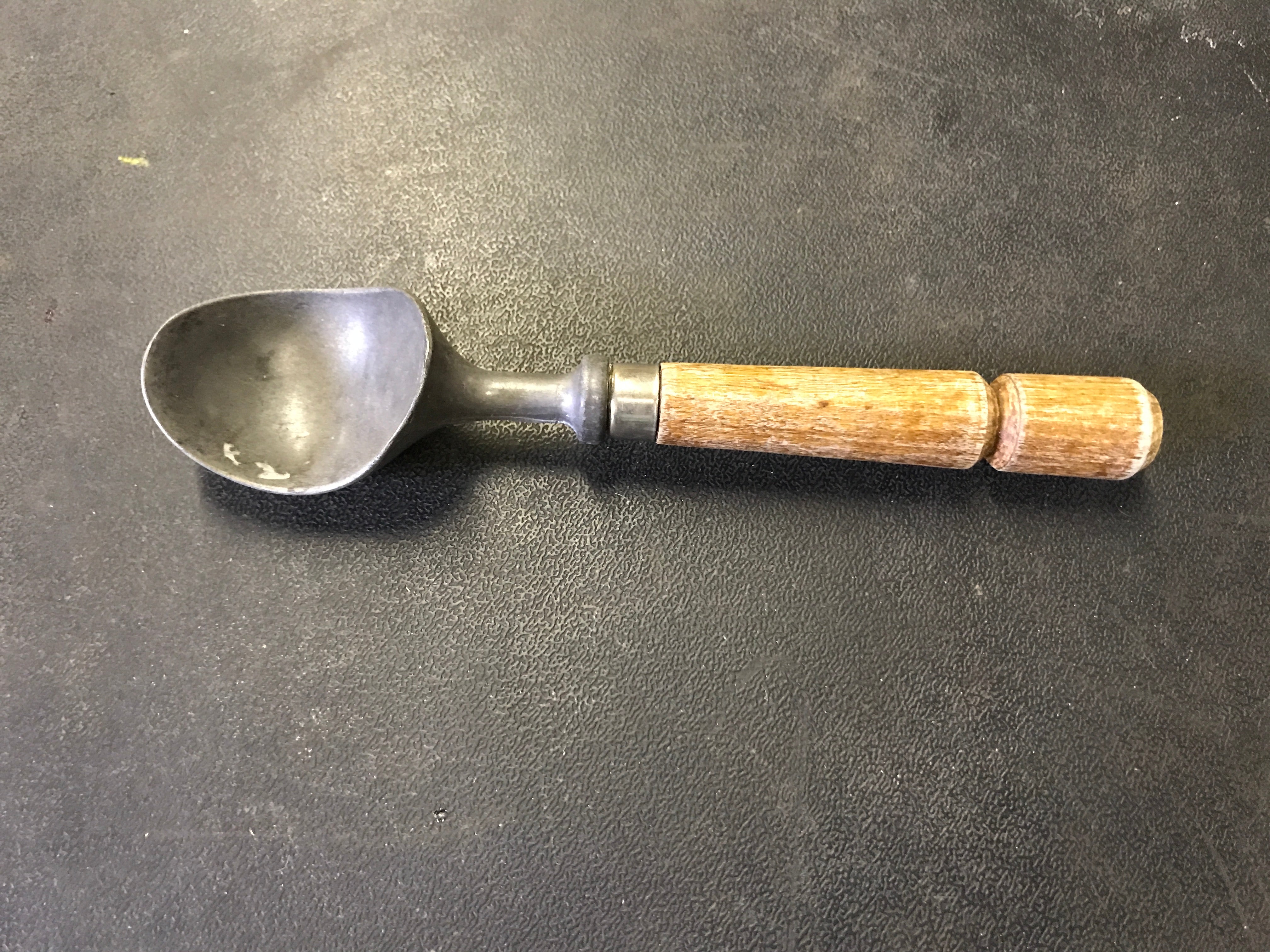 Vintage Wood Handled Ice Cream Scoop
