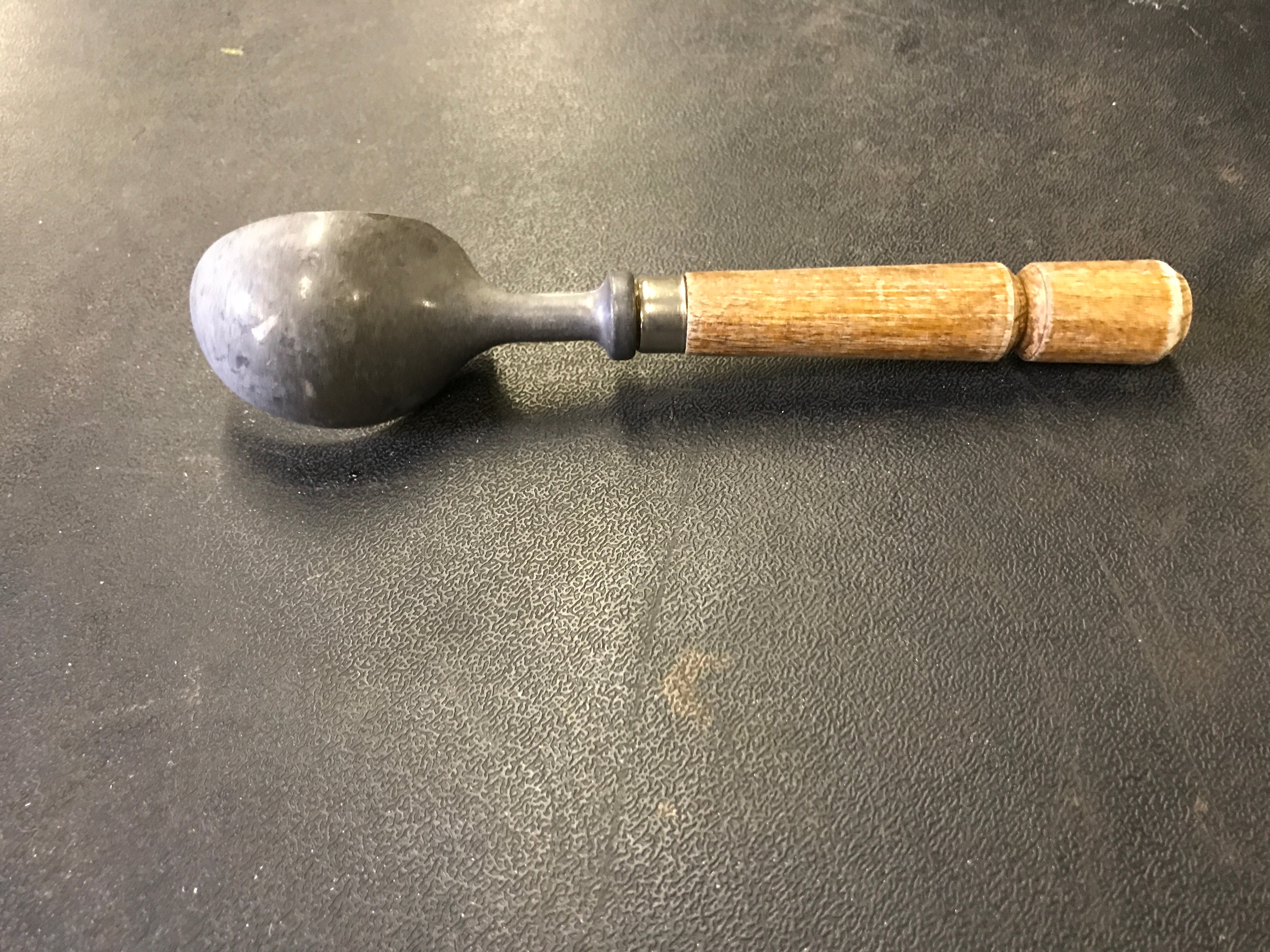 Vintage Wood Handled Ice Cream Scoop