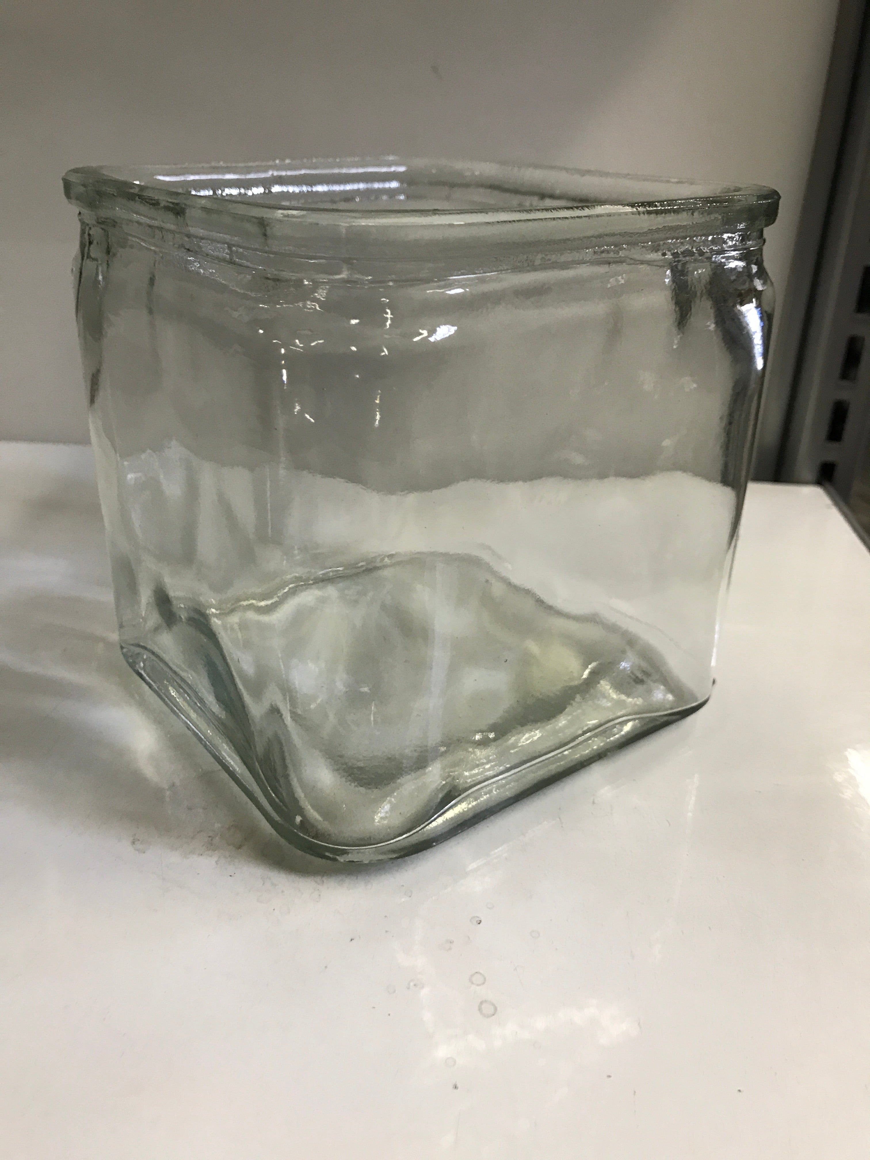 Square Glass Jar