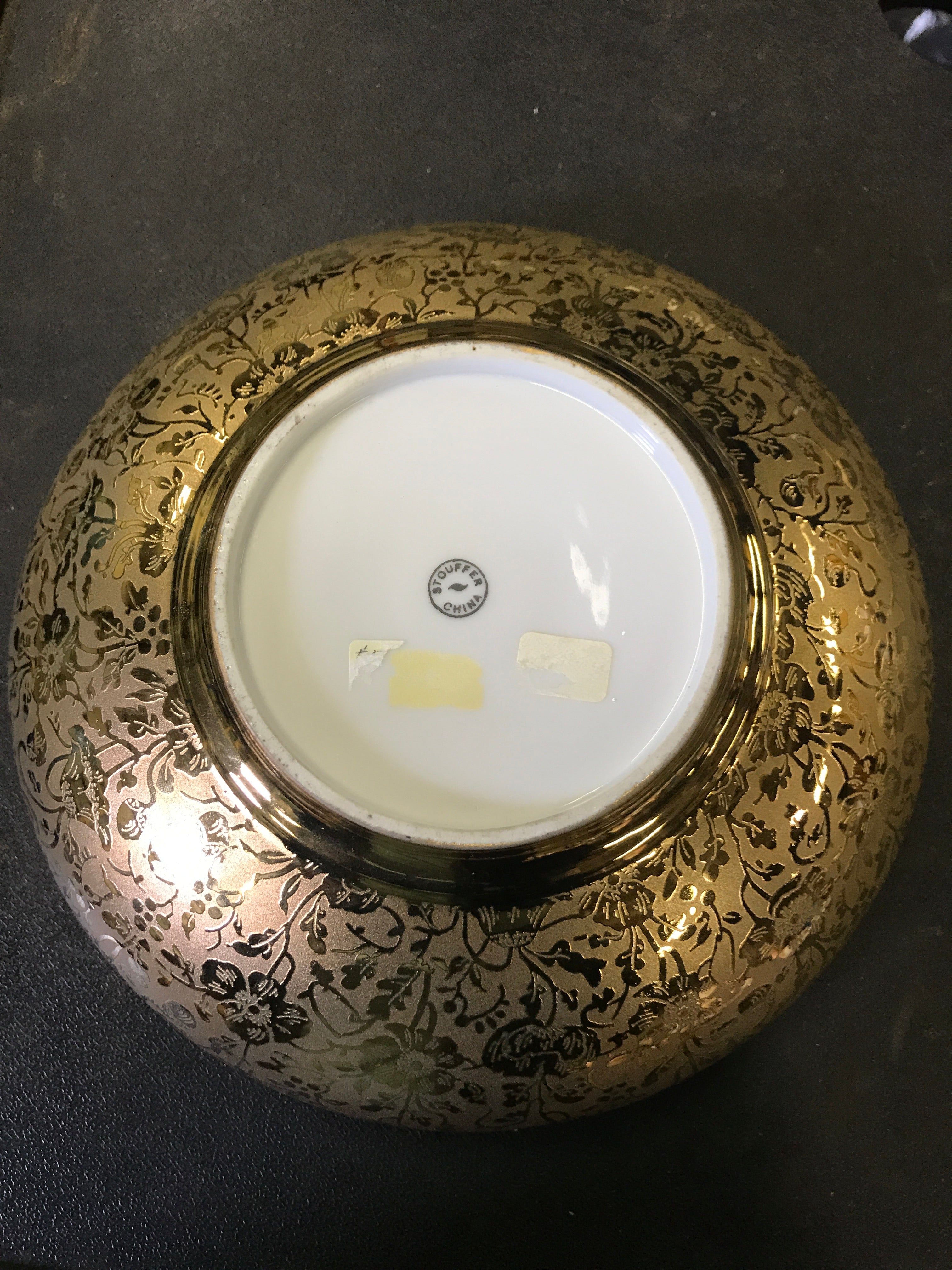 Gold Stouffer China Bowl