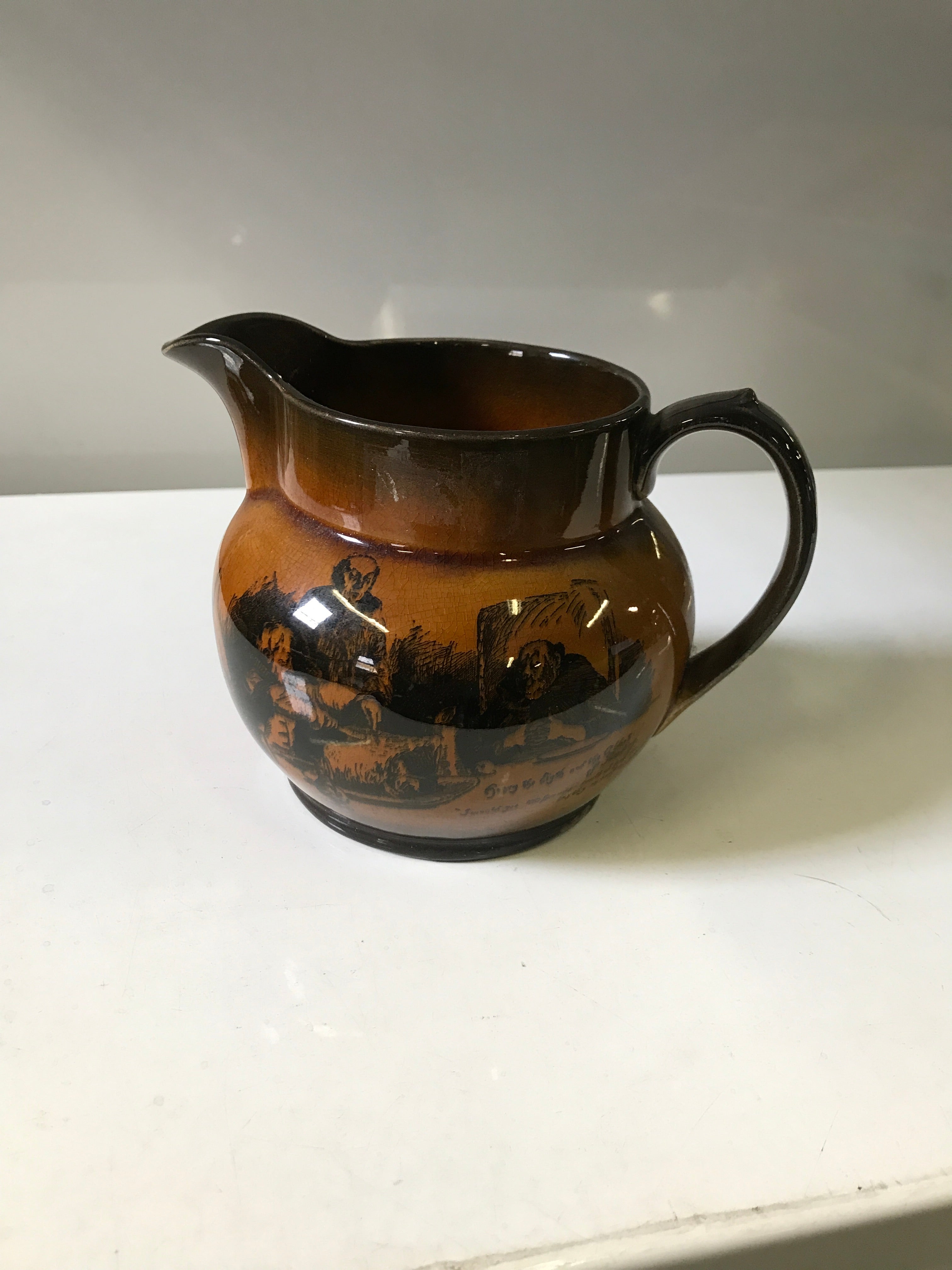 Vintage Ridgways "Coaching Days & Coaching Ways" Pitcher